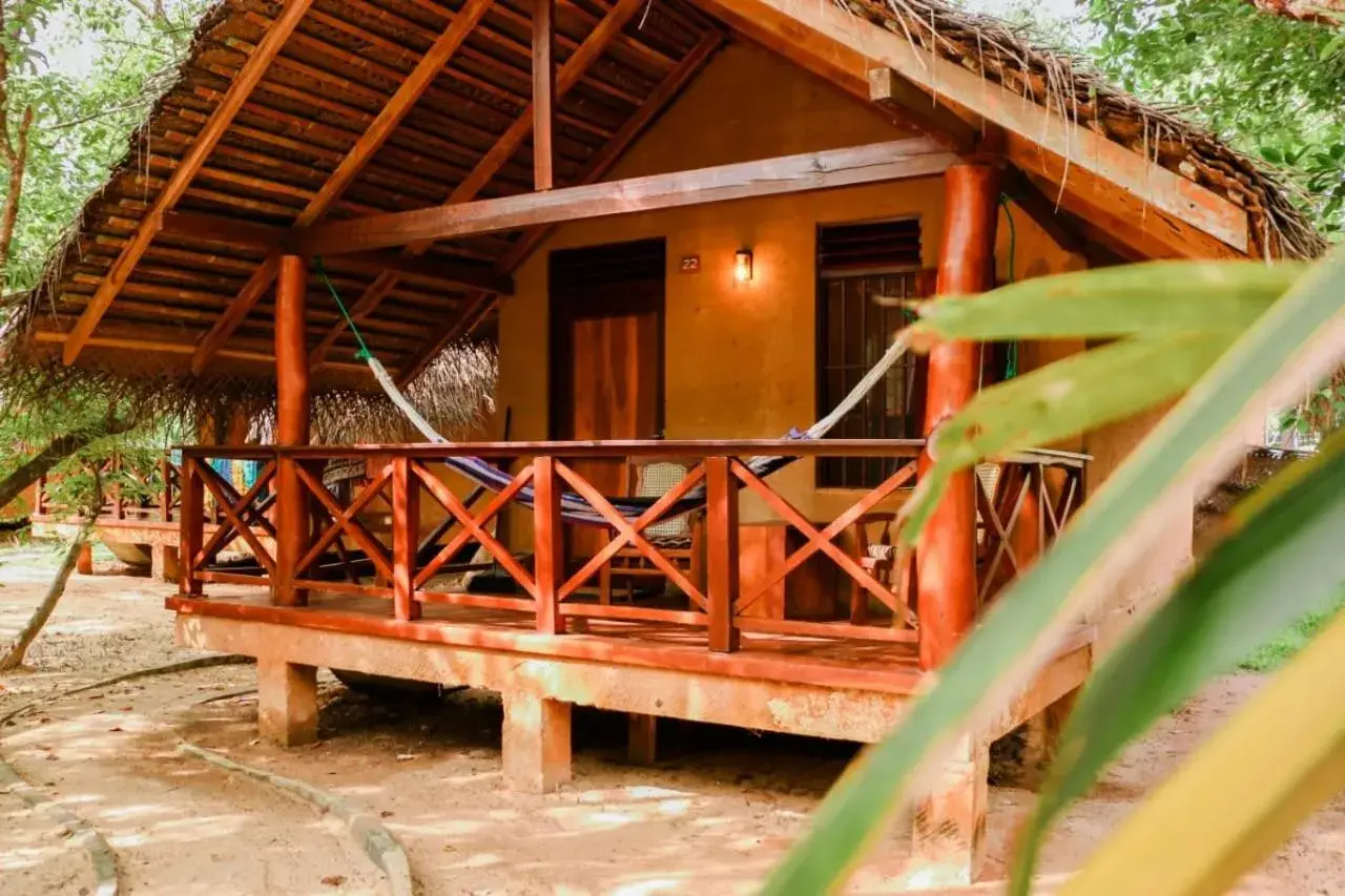 Natural Mud Cabanas in Ganesh Garden Beach Cabanas Natural Mud Cabanas in Ganesh Garden Beach Cabanas