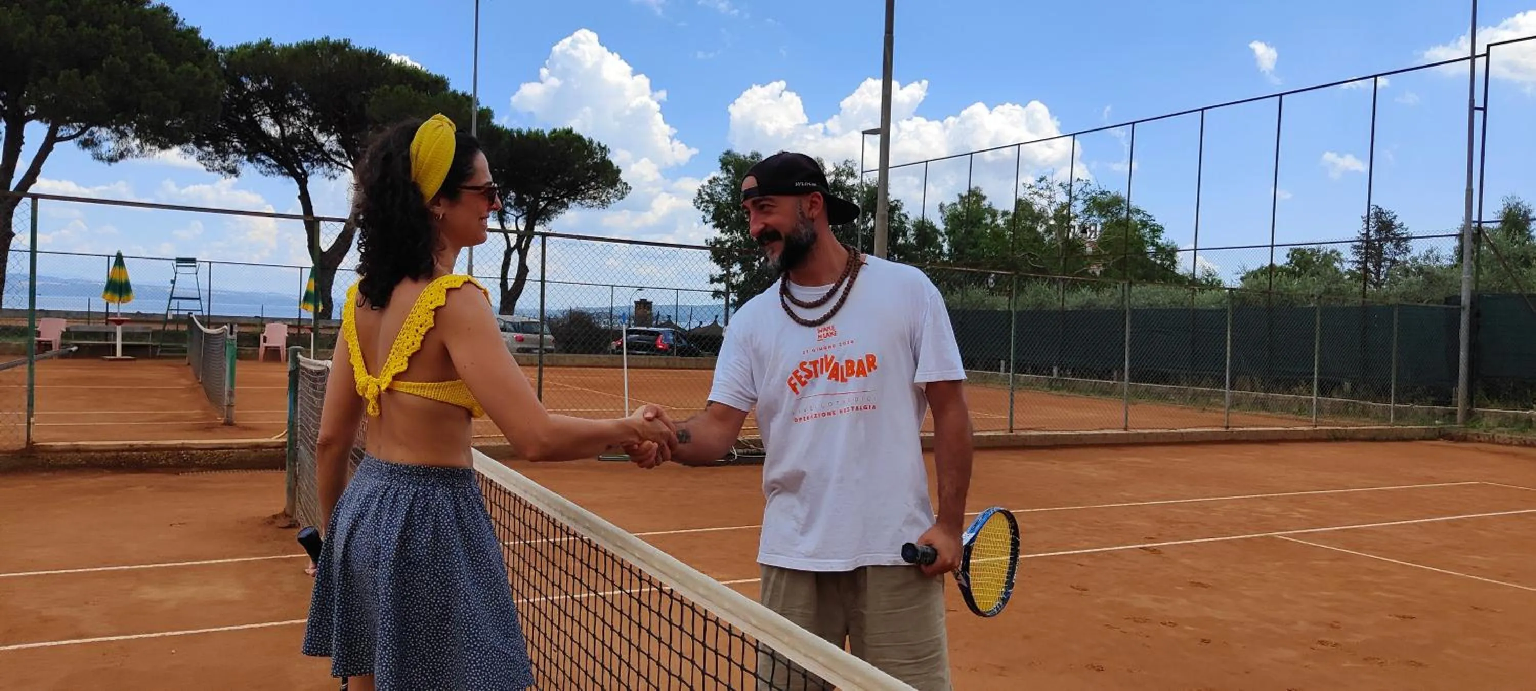 Tennis court in Lh Hotel Del Lago Bracciano