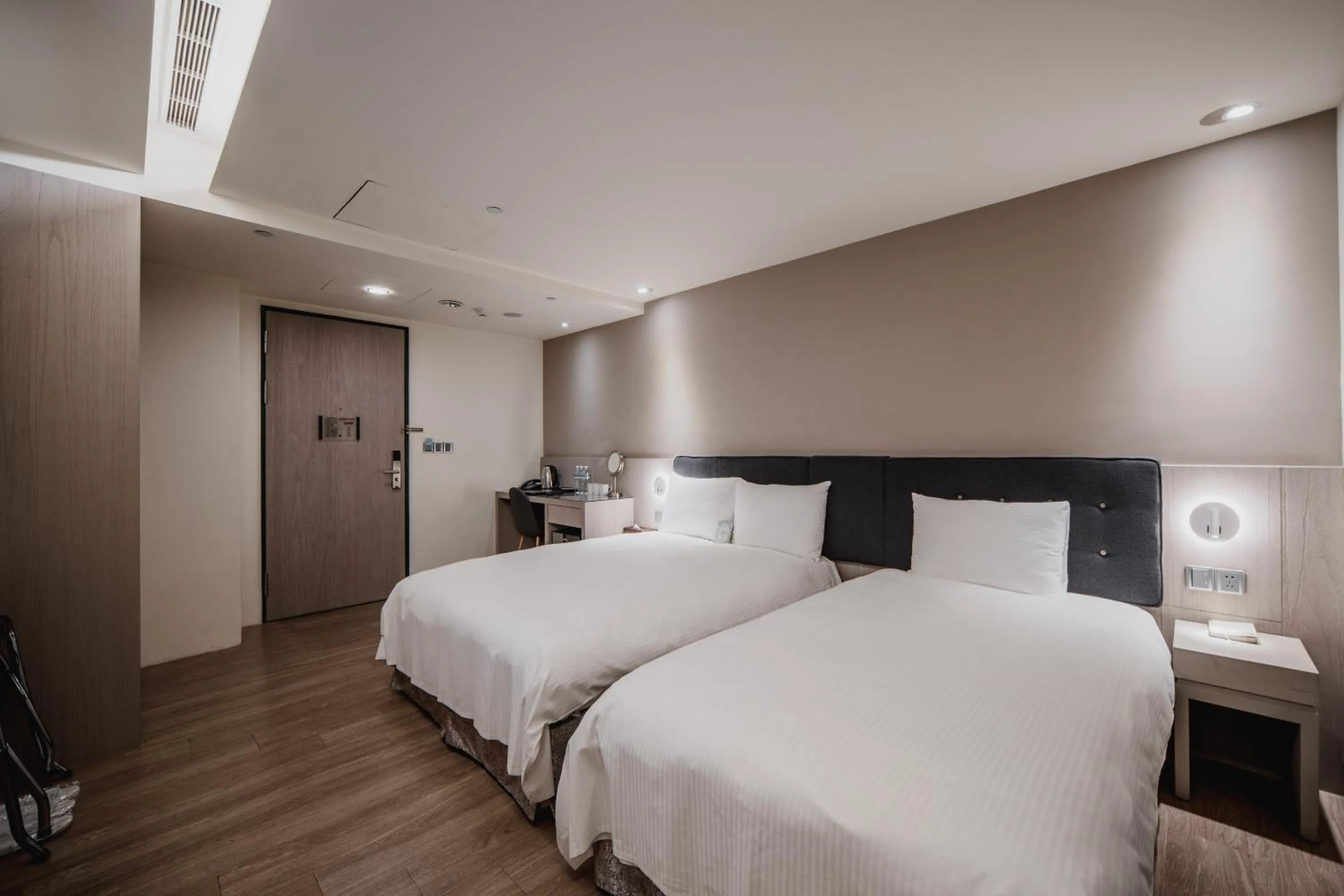 Bedroom, Bed in Hub Hotel Kaohsiung Yawan Branch