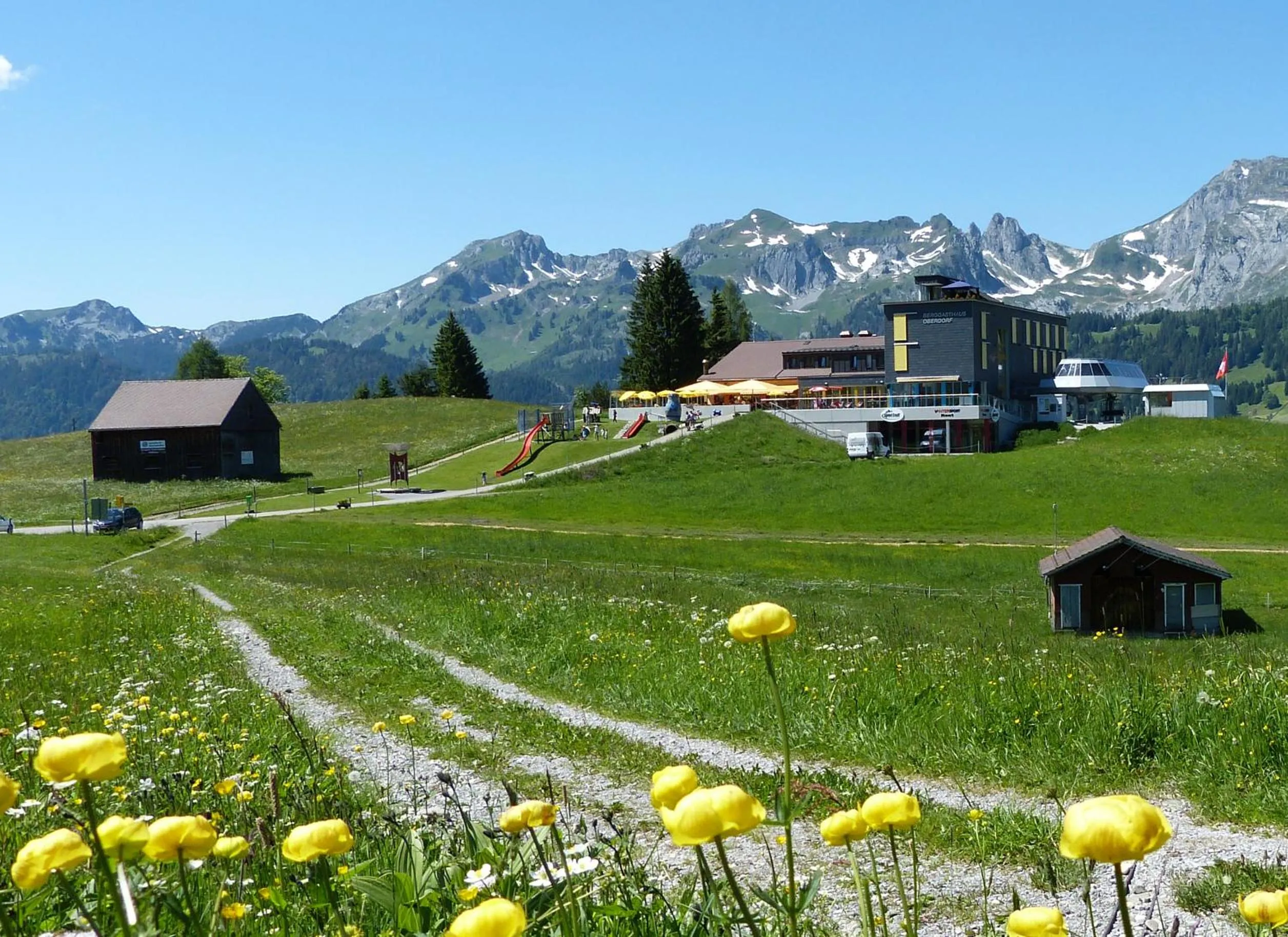 Bird's eye view in Berggasthaus Oberdorf