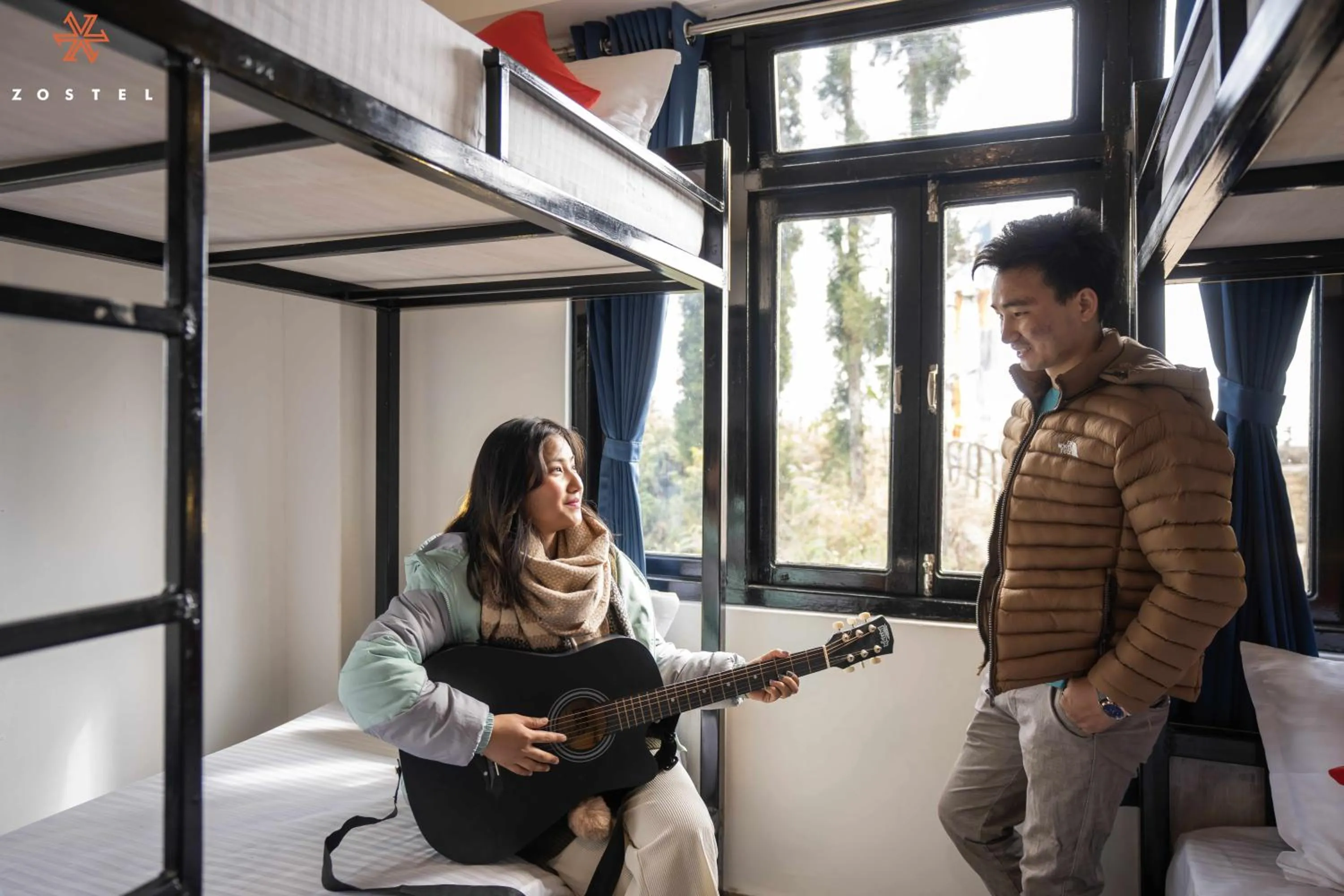 bunk bed in Zostel Rinchenpong (Pelling)