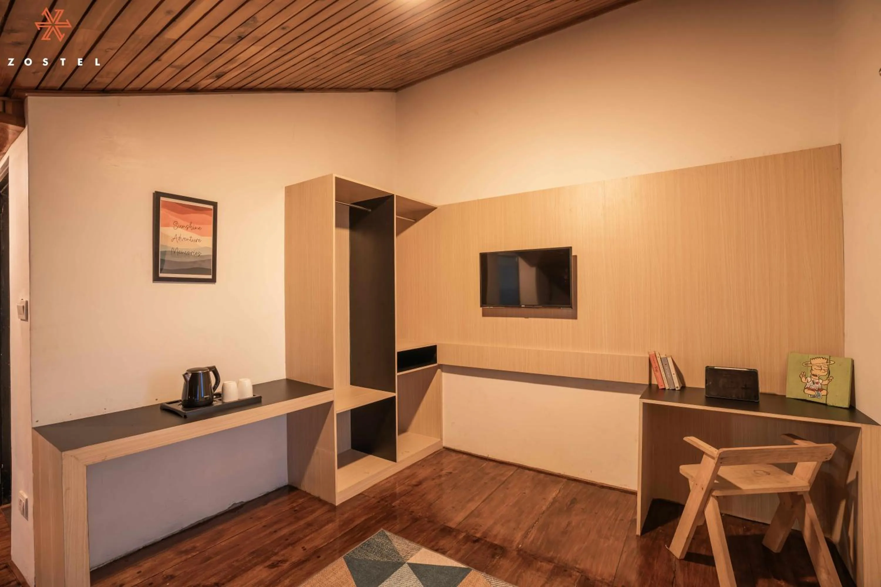 Coffee/tea facilities in Zostel Rinchenpong (Pelling)