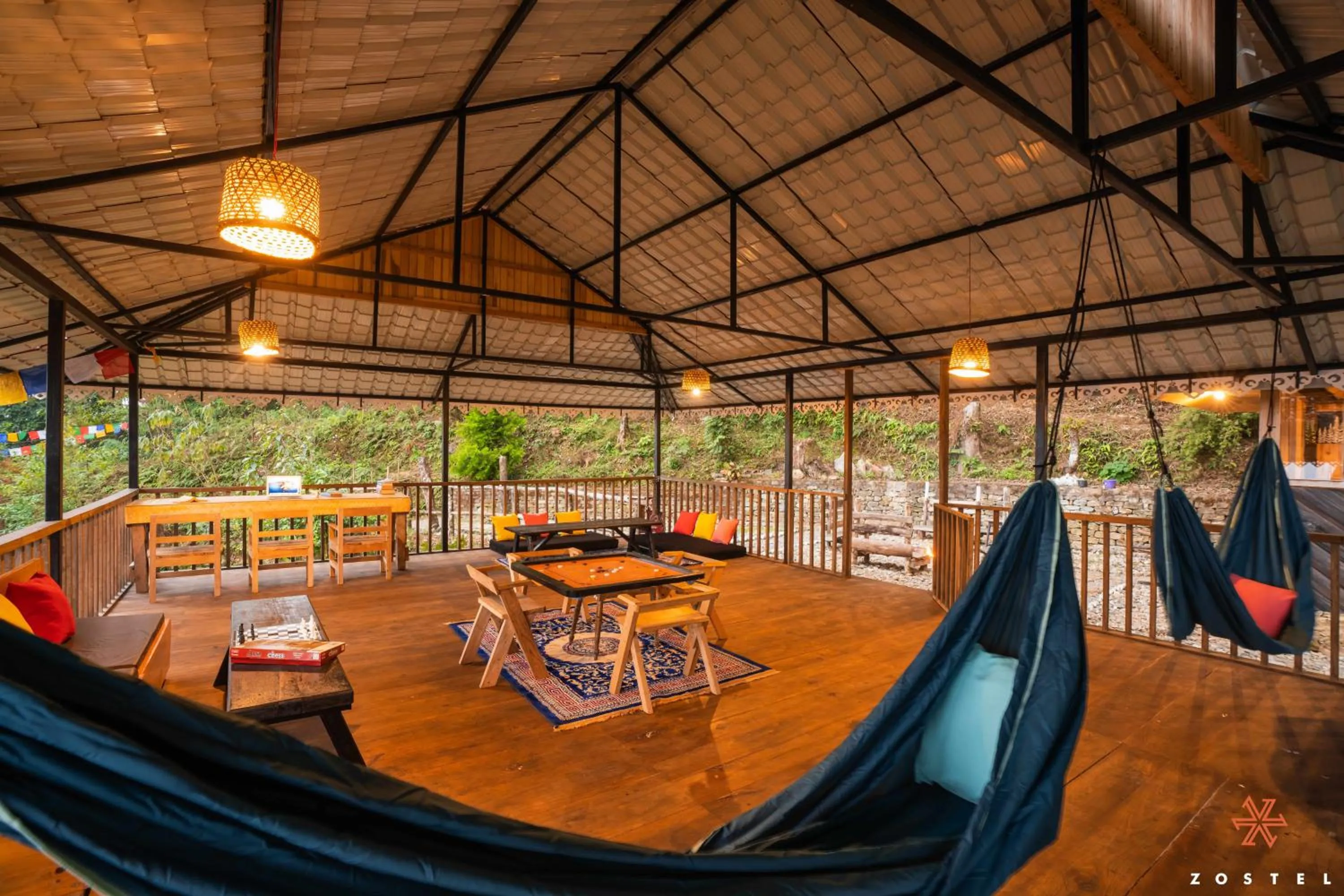 Balcony/Terrace in Zostel Rinchenpong (Pelling)