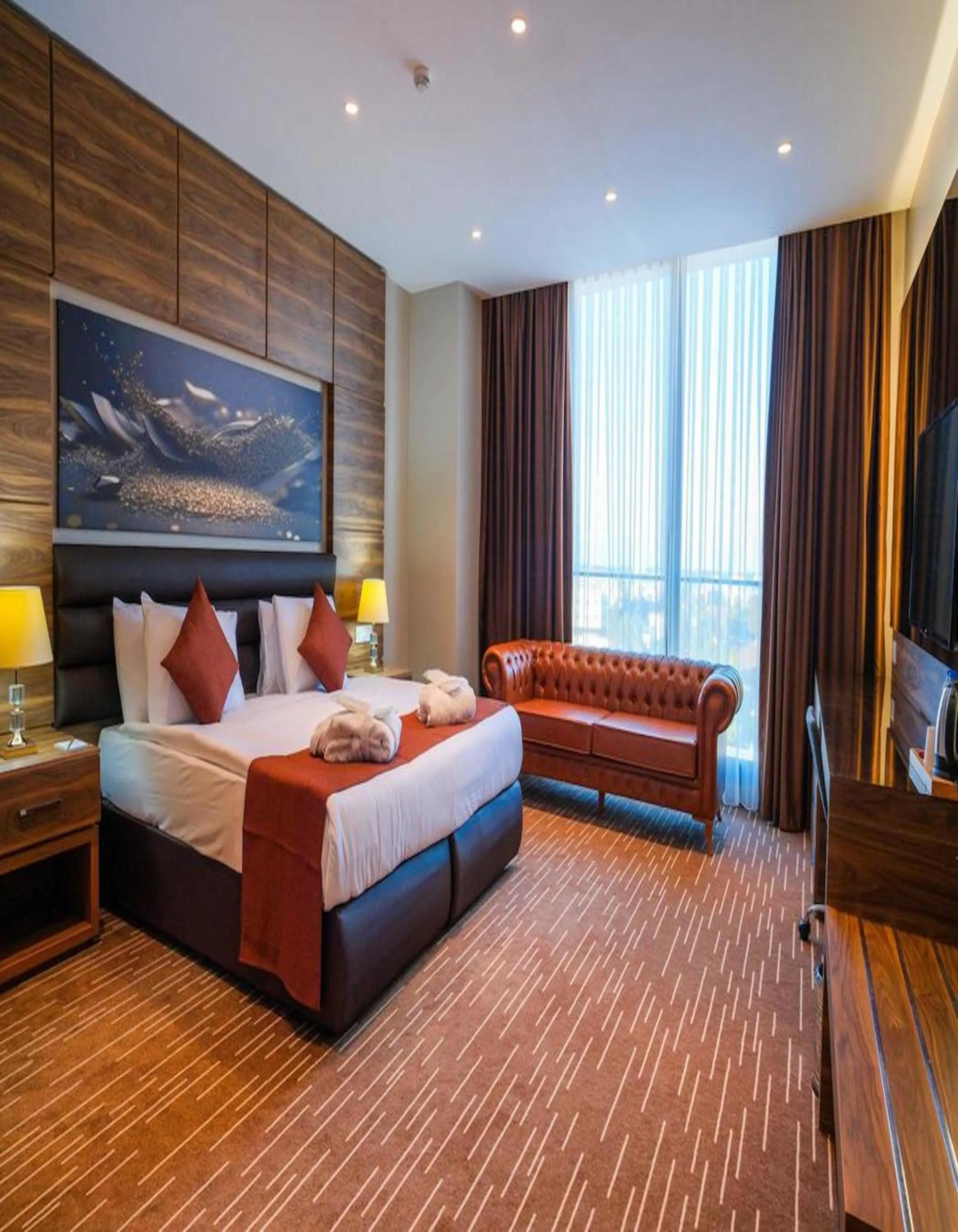 Bed in Ekor Elegance Hotel