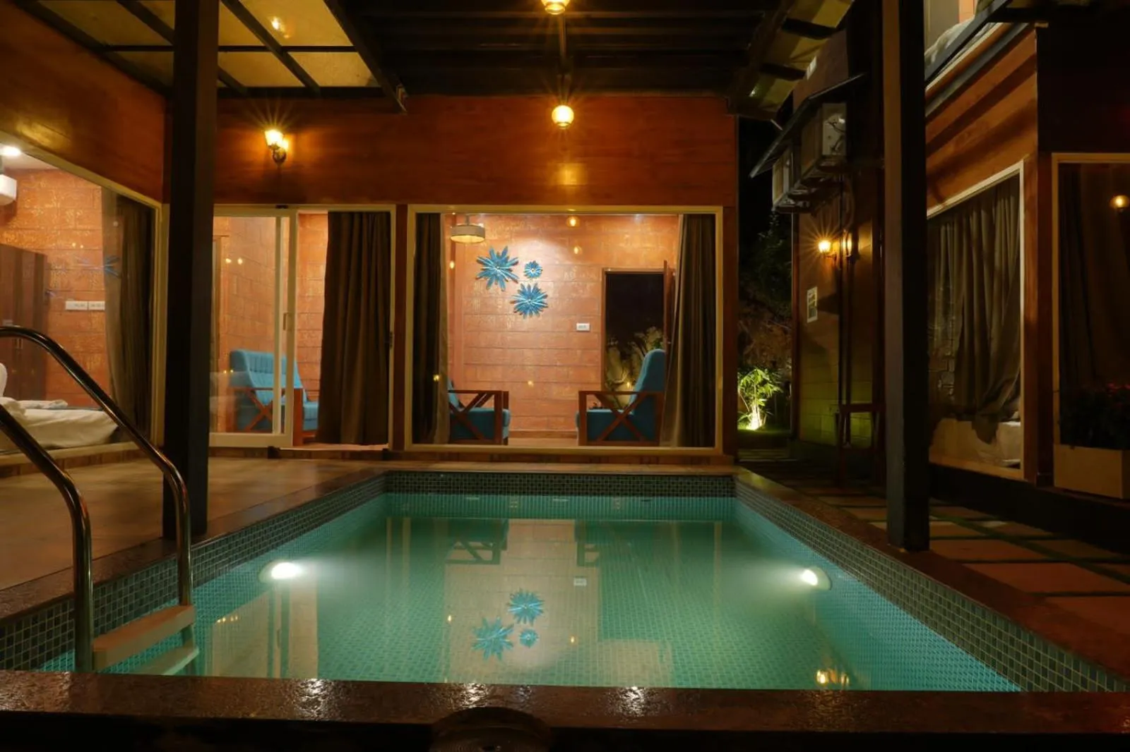 Pool view in Vayalada View Point Resort