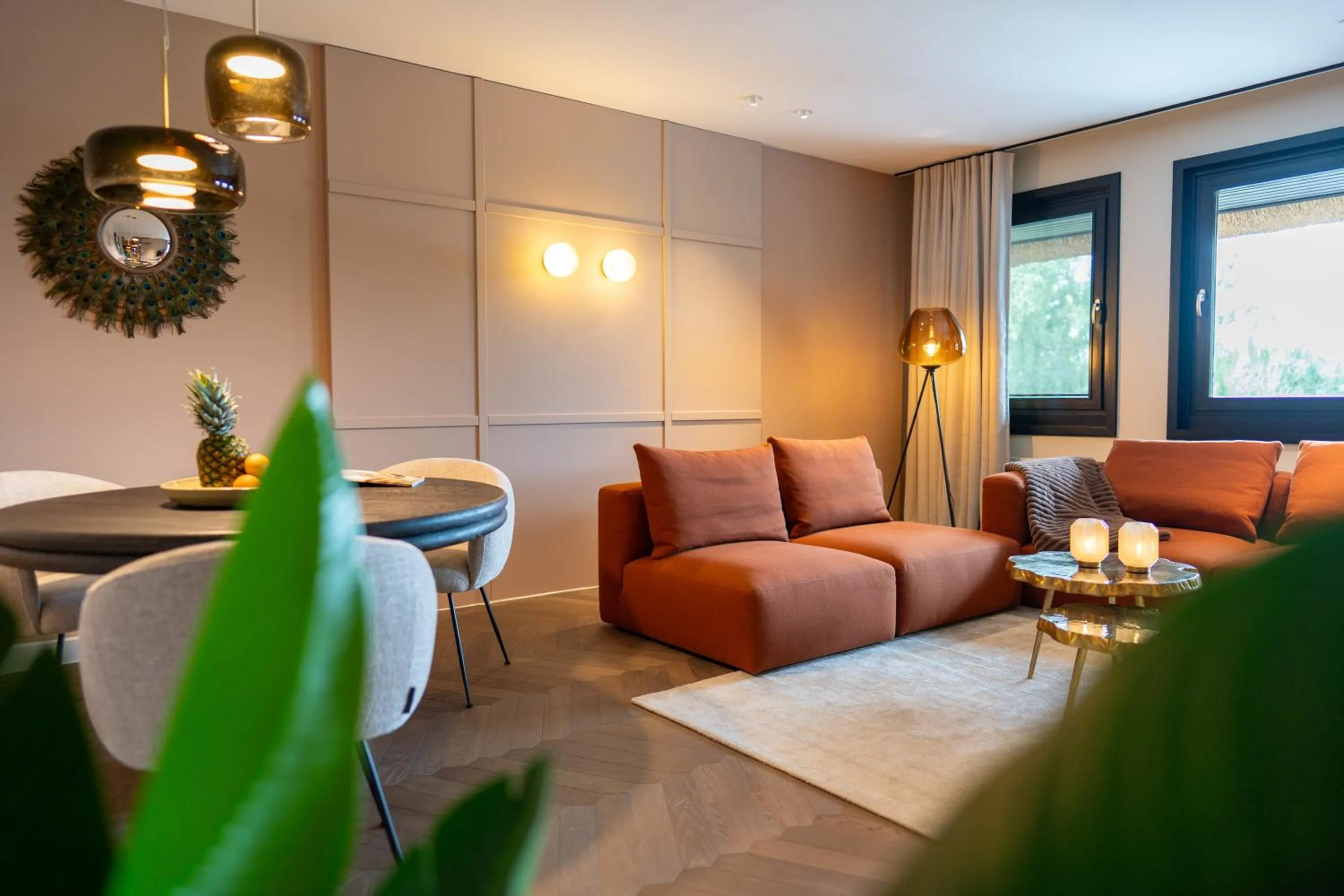 Living room in Van der Valk Naturresort Drewitz