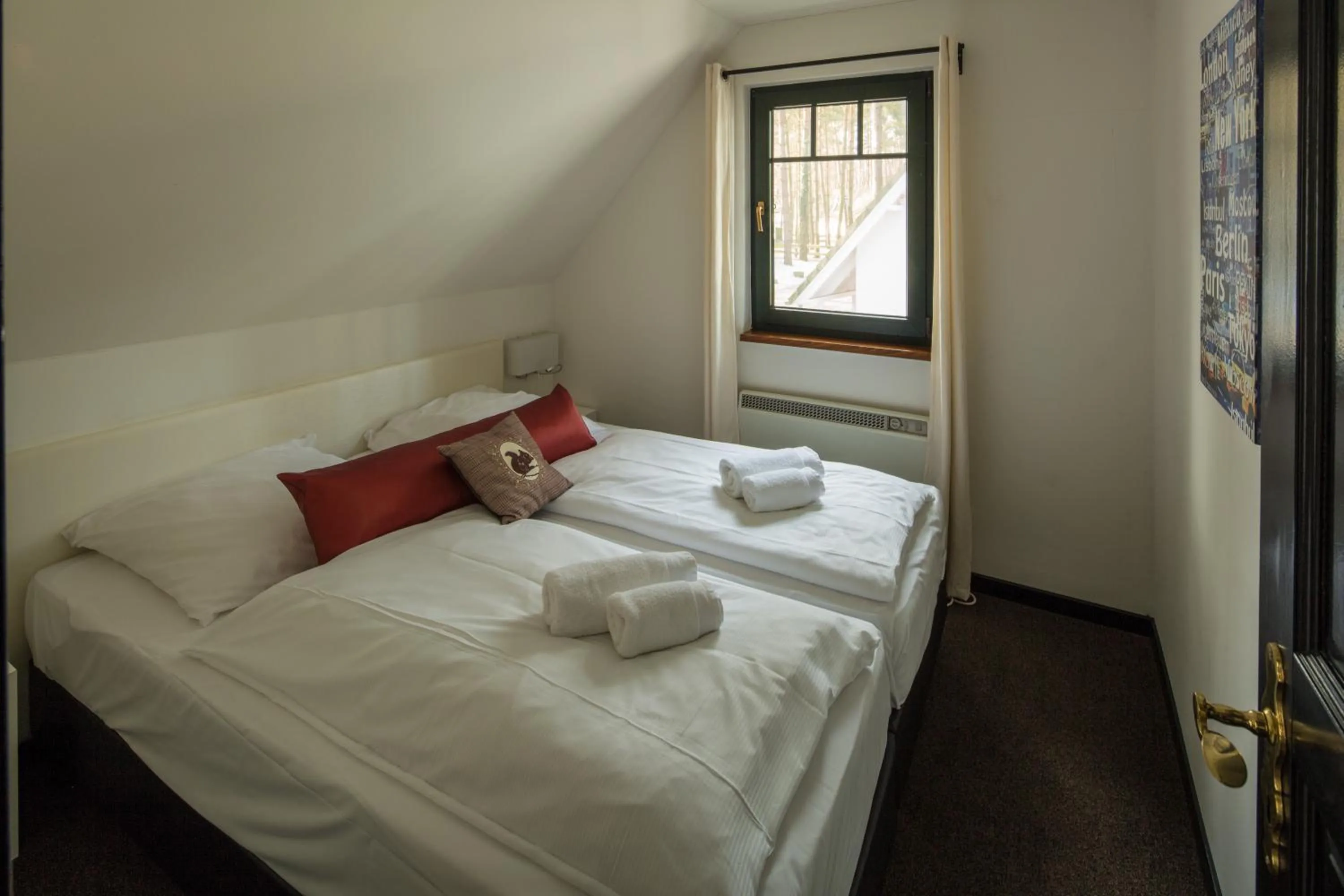 Bed in Van der Valk Naturresort Drewitz