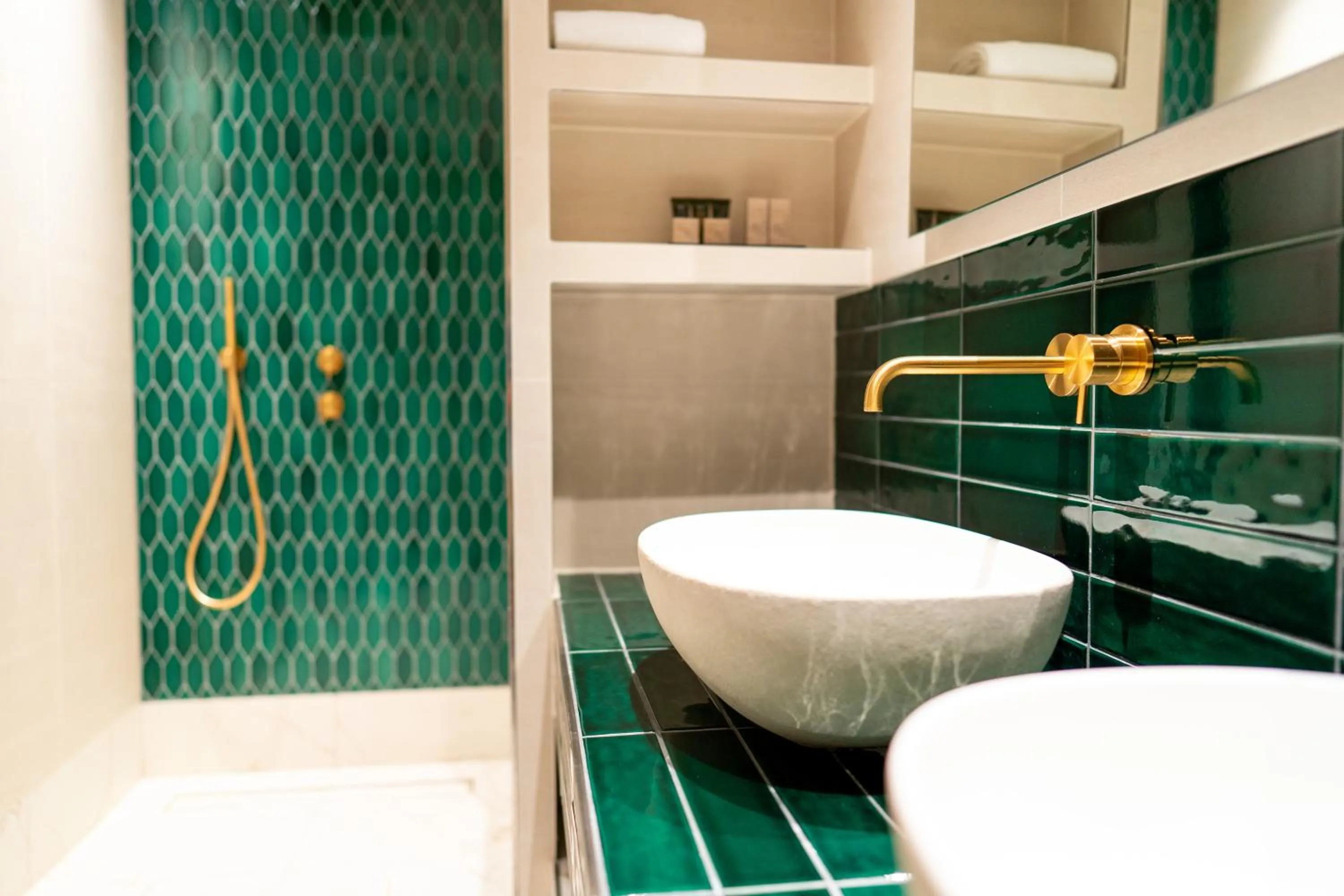 Bathroom in Van der Valk Naturresort Drewitz