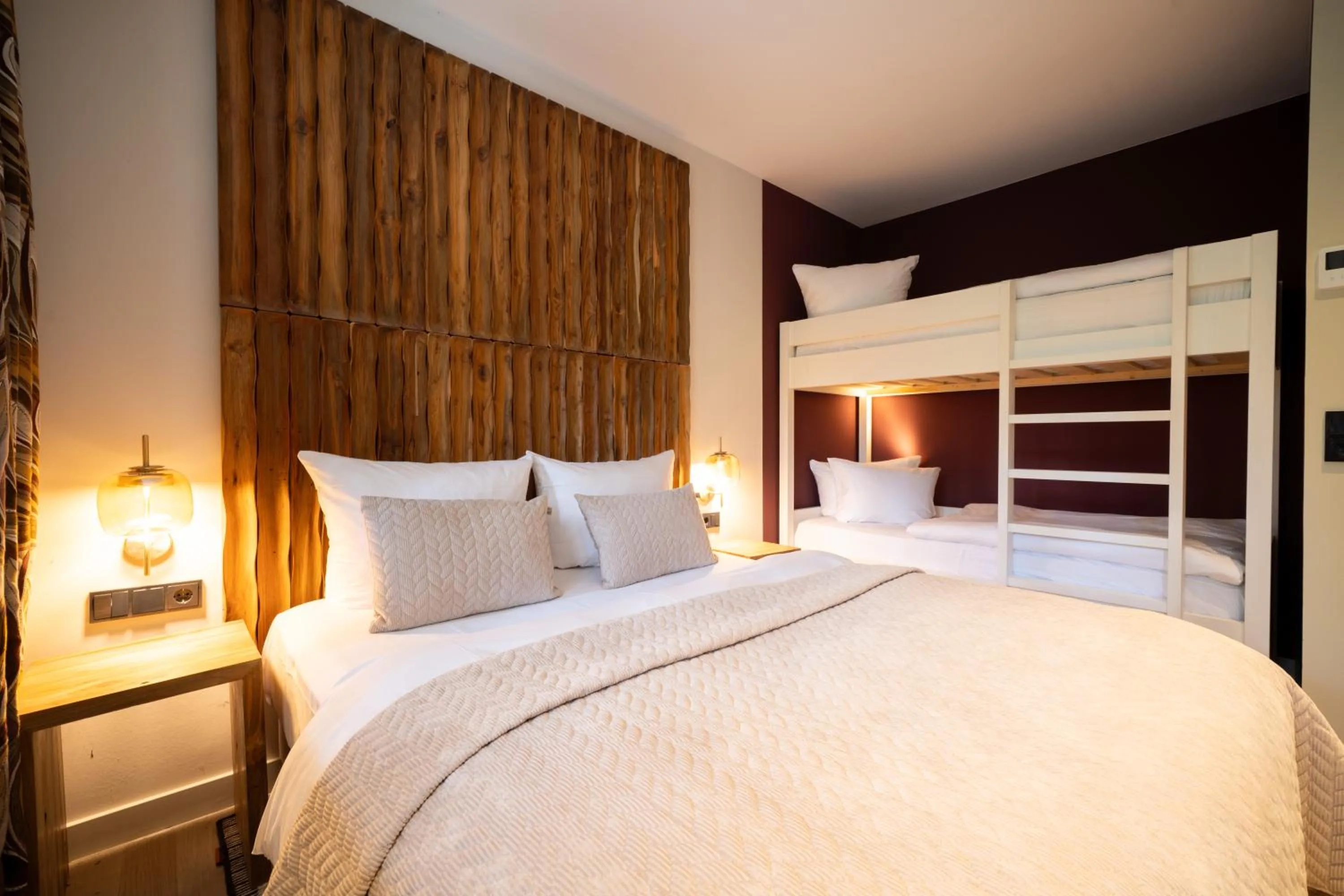 Bed in Van der Valk Naturresort Drewitz