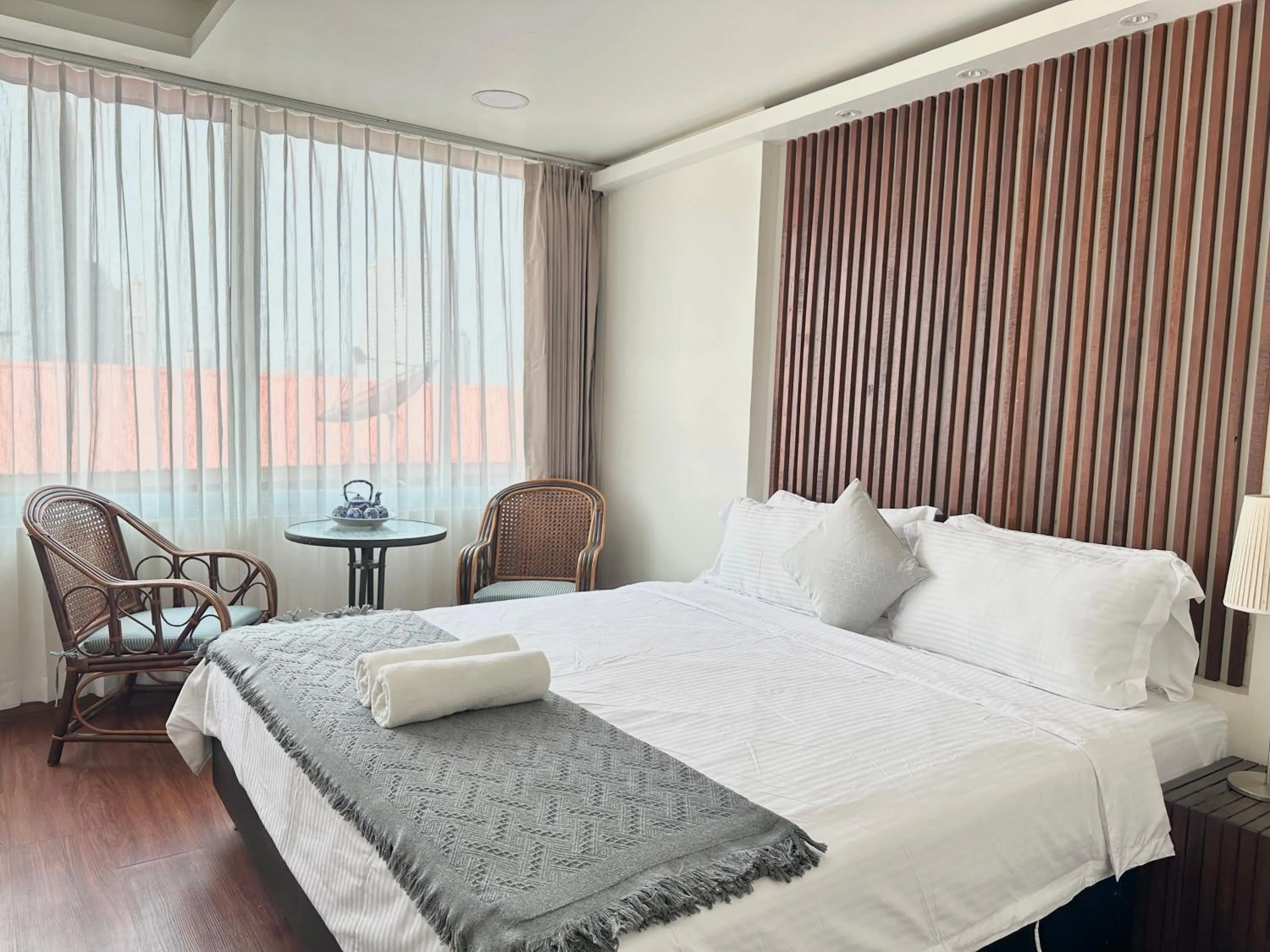 Bed in Longzhu Guesthouse