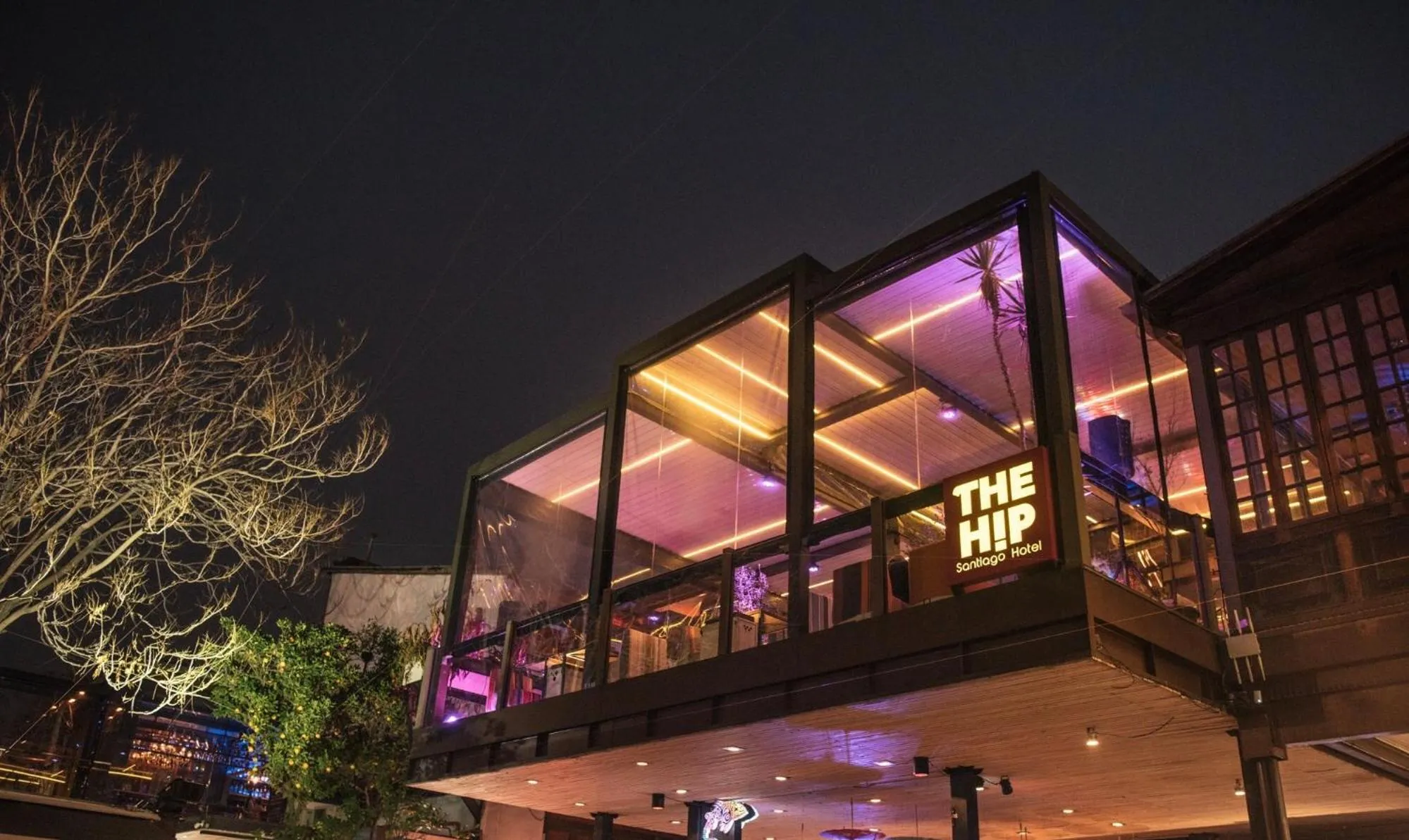 Facade/entrance in The Hip Hotel Santiago