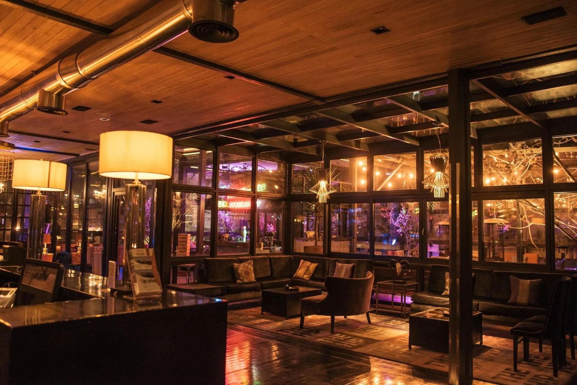 Living room in The Hip Hotel Santiago