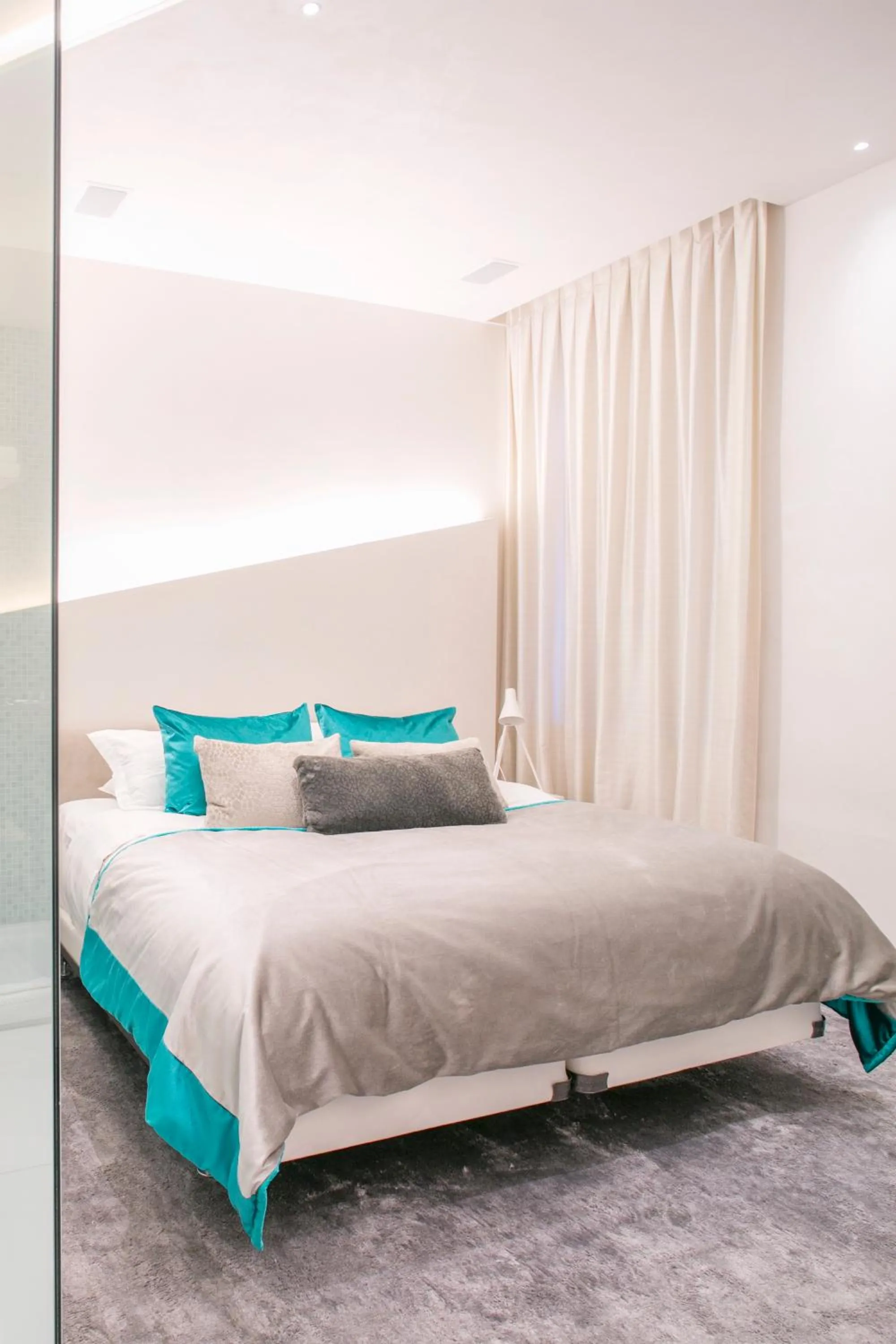 Bed in The Hip Hotel Santiago