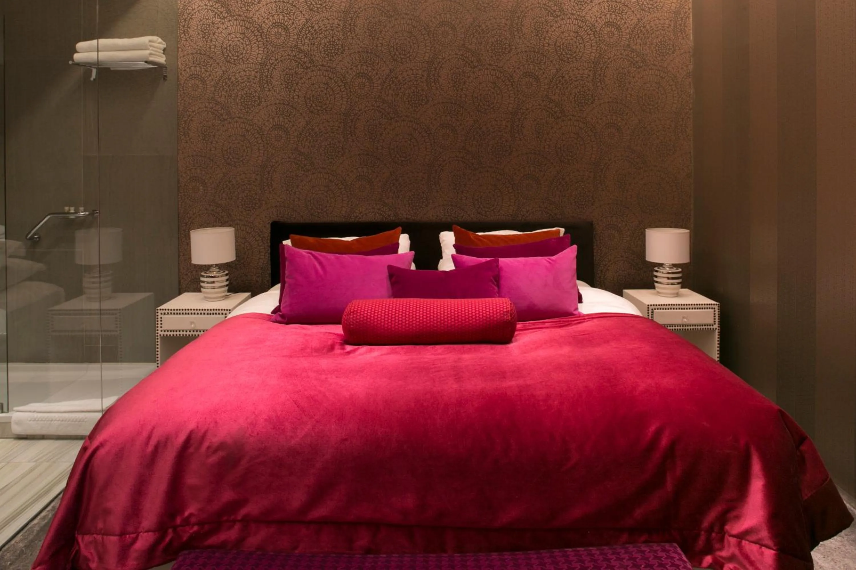 Bed in The Hip Hotel Santiago