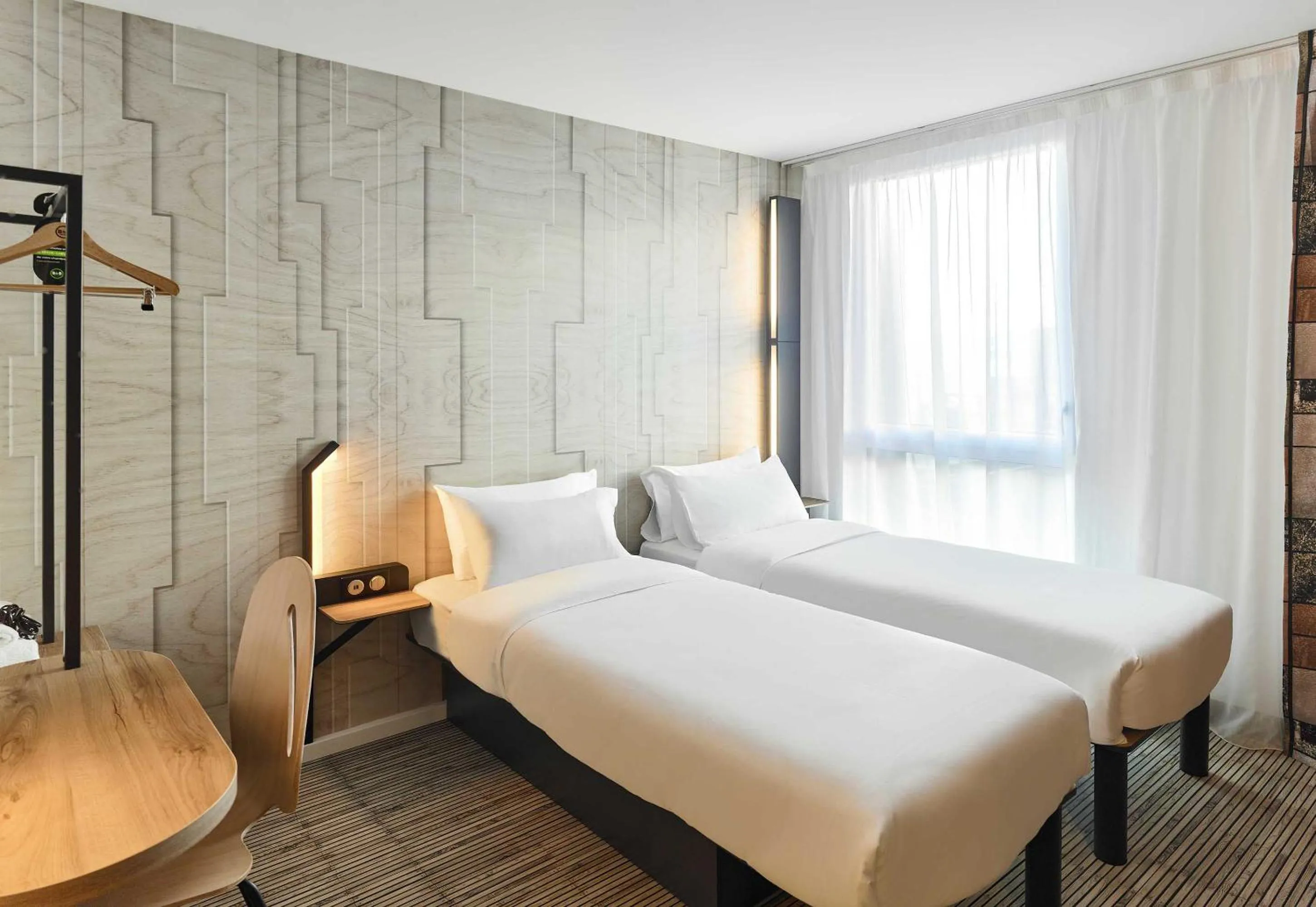 Bedroom, Bed in B&B HOTEL Marne-la-Vallée Val d'Europe