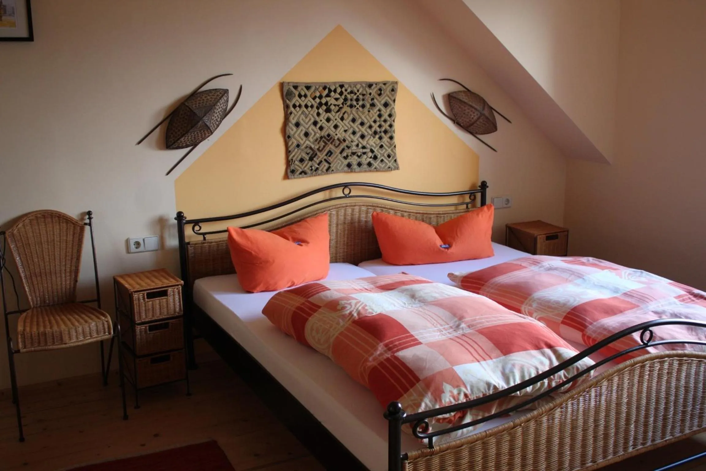 Bedroom in Waldhaus Colditz Garni
