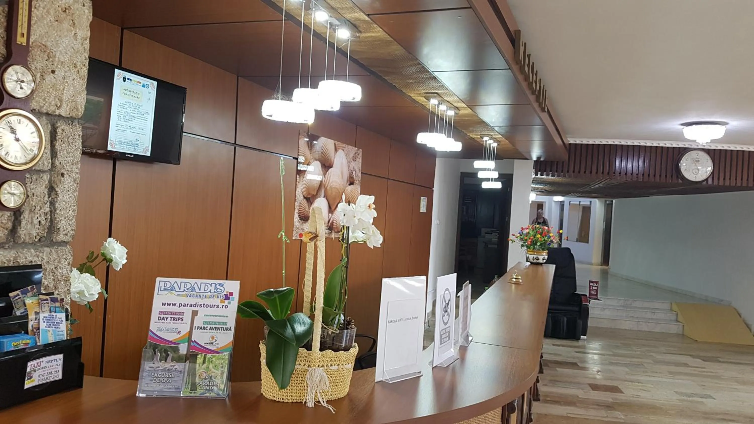 Lobby or reception in Hotel Scoica