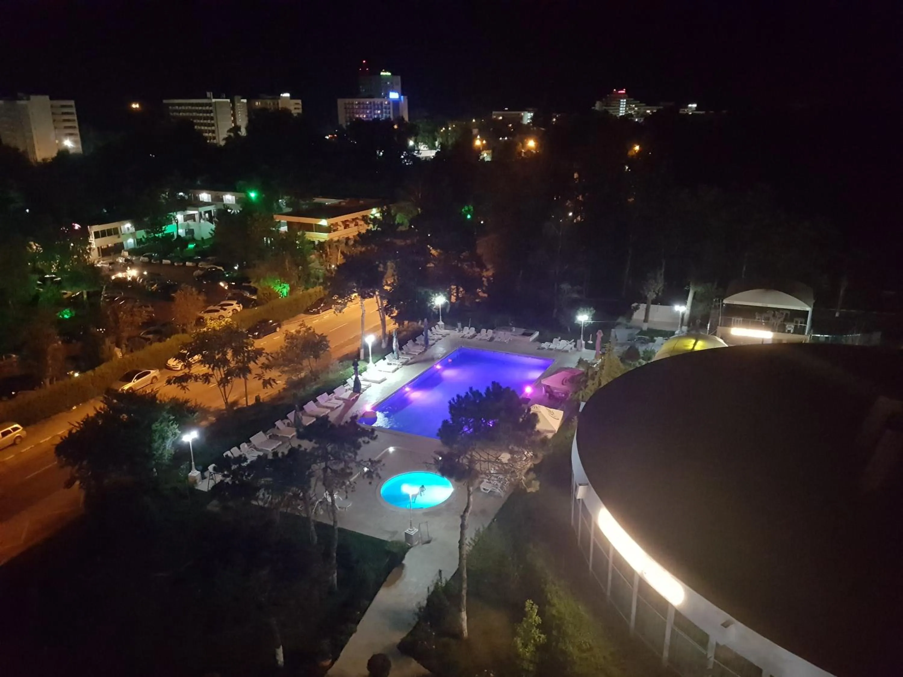 Pool view in Hotel Scoica