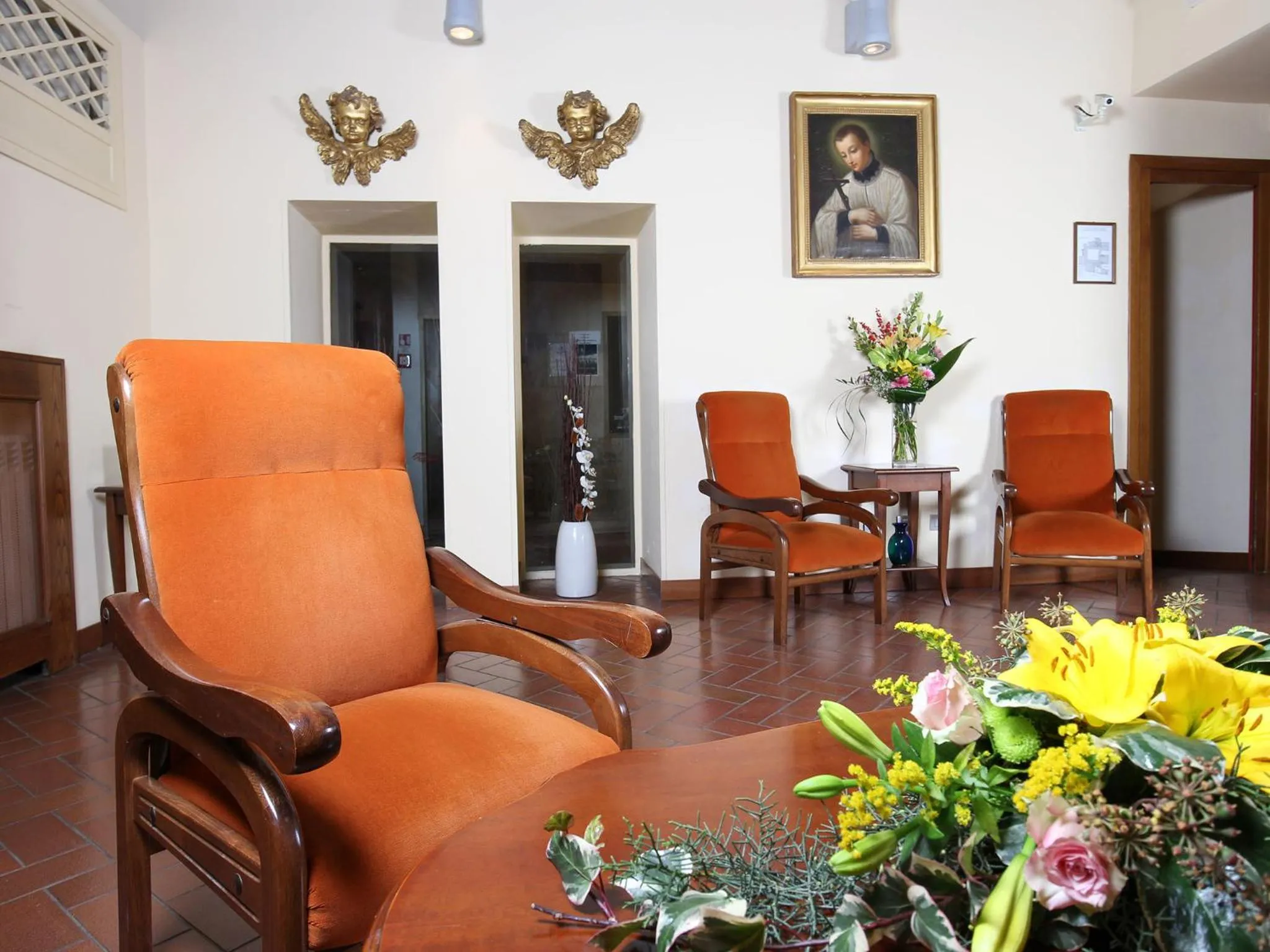 Lobby or reception in Casa Di Santa Francesca Romana a Ponte Rotto
