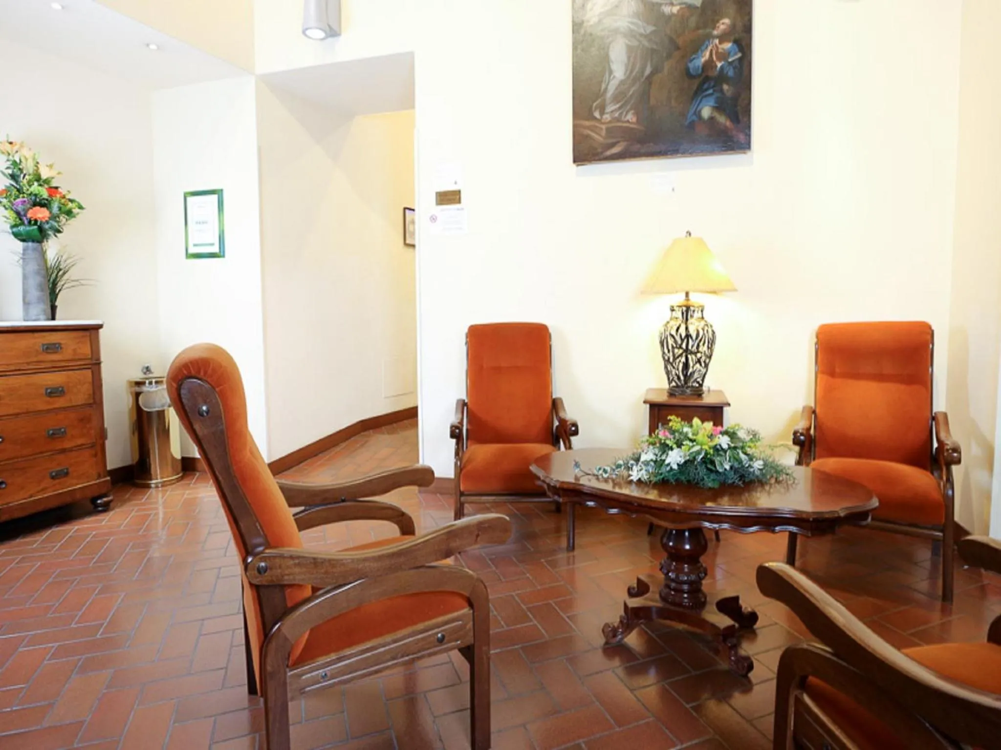 Lobby or reception in Casa Di Santa Francesca Romana a Ponte Rotto