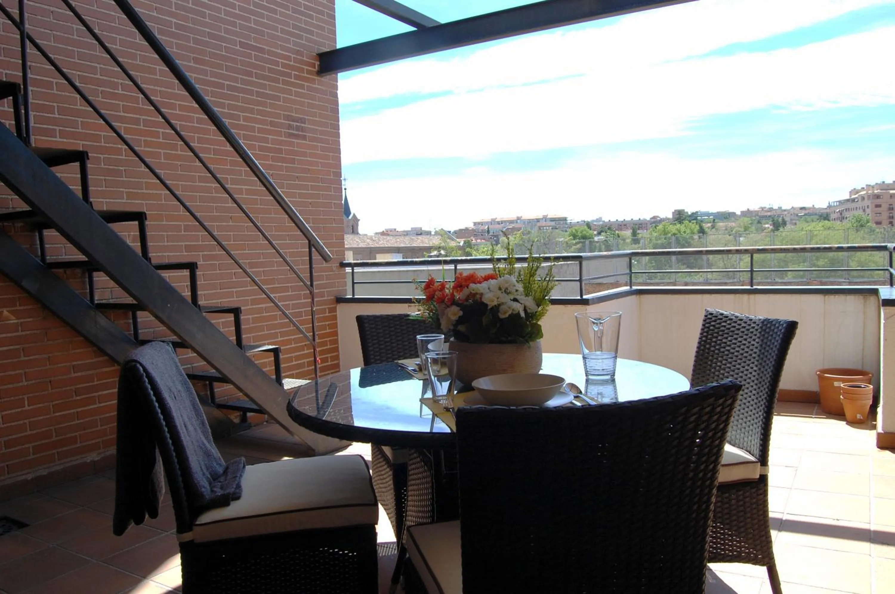 Balcony/Terrace in Apartamentos Cinco Rosas