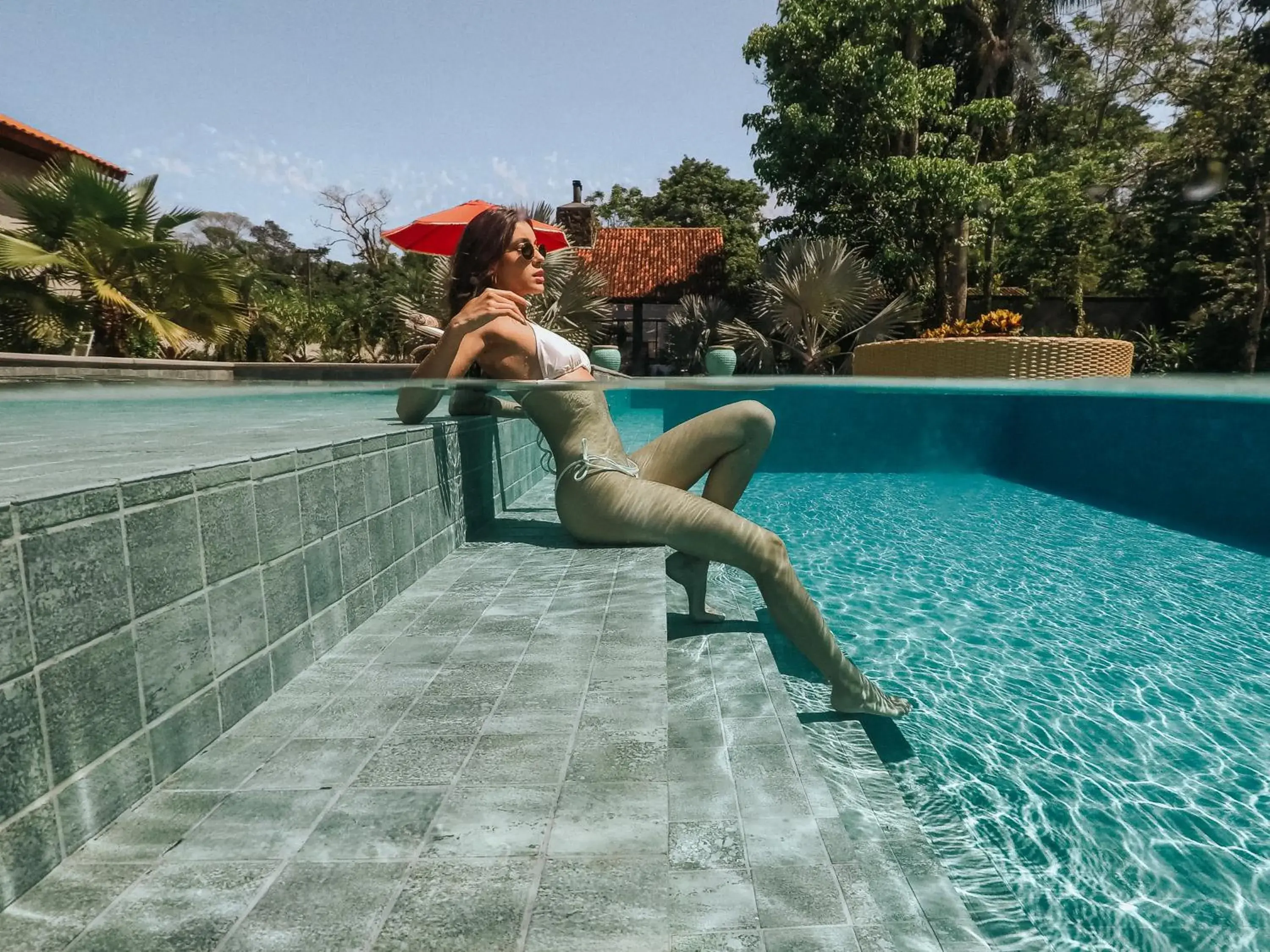 Pool view in LAS HOTEL BOUTIQUE Pool view in LAS HOTEL BOUTIQUE