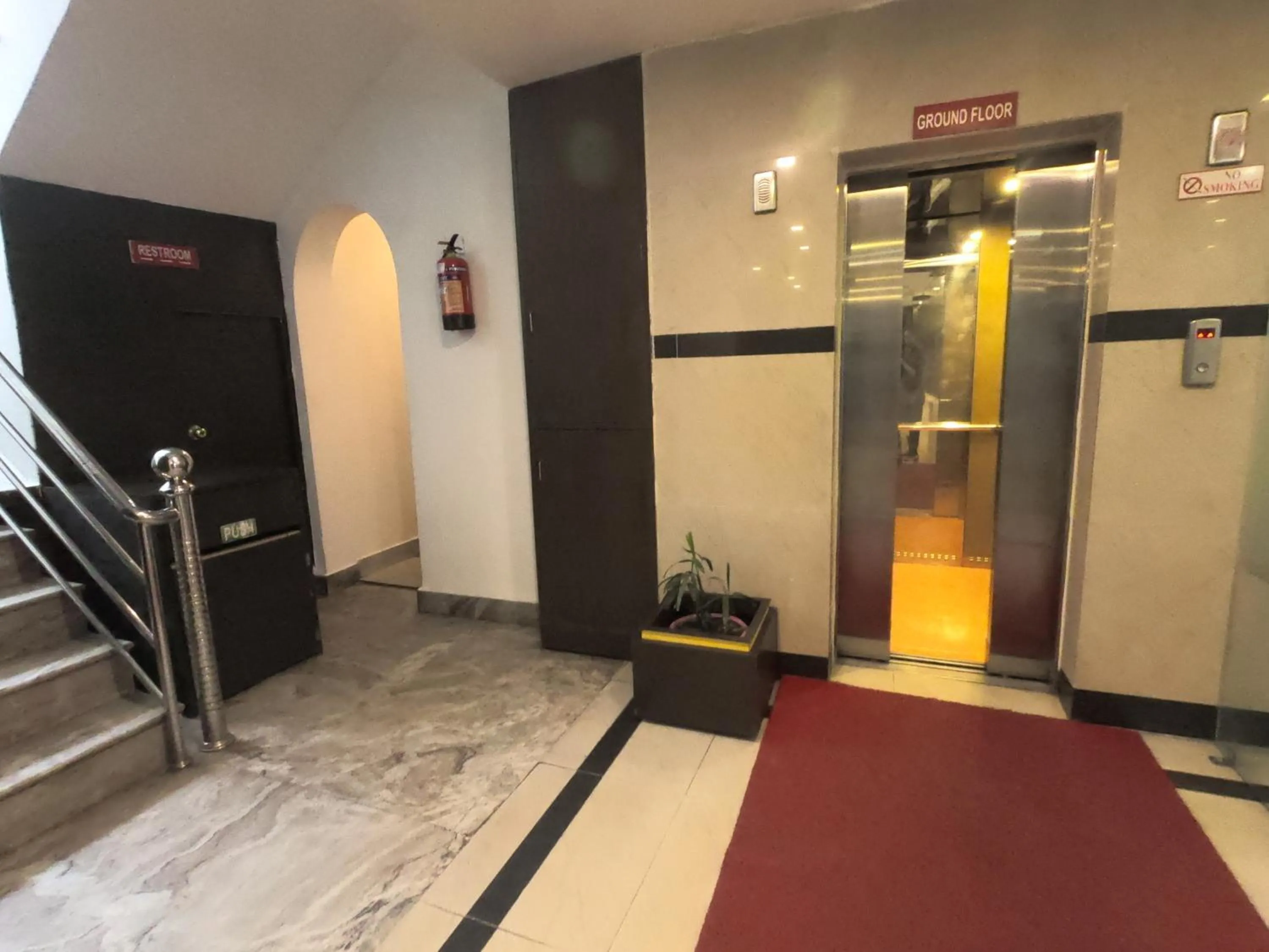 elevator in Avataar Kathmandu Hotel