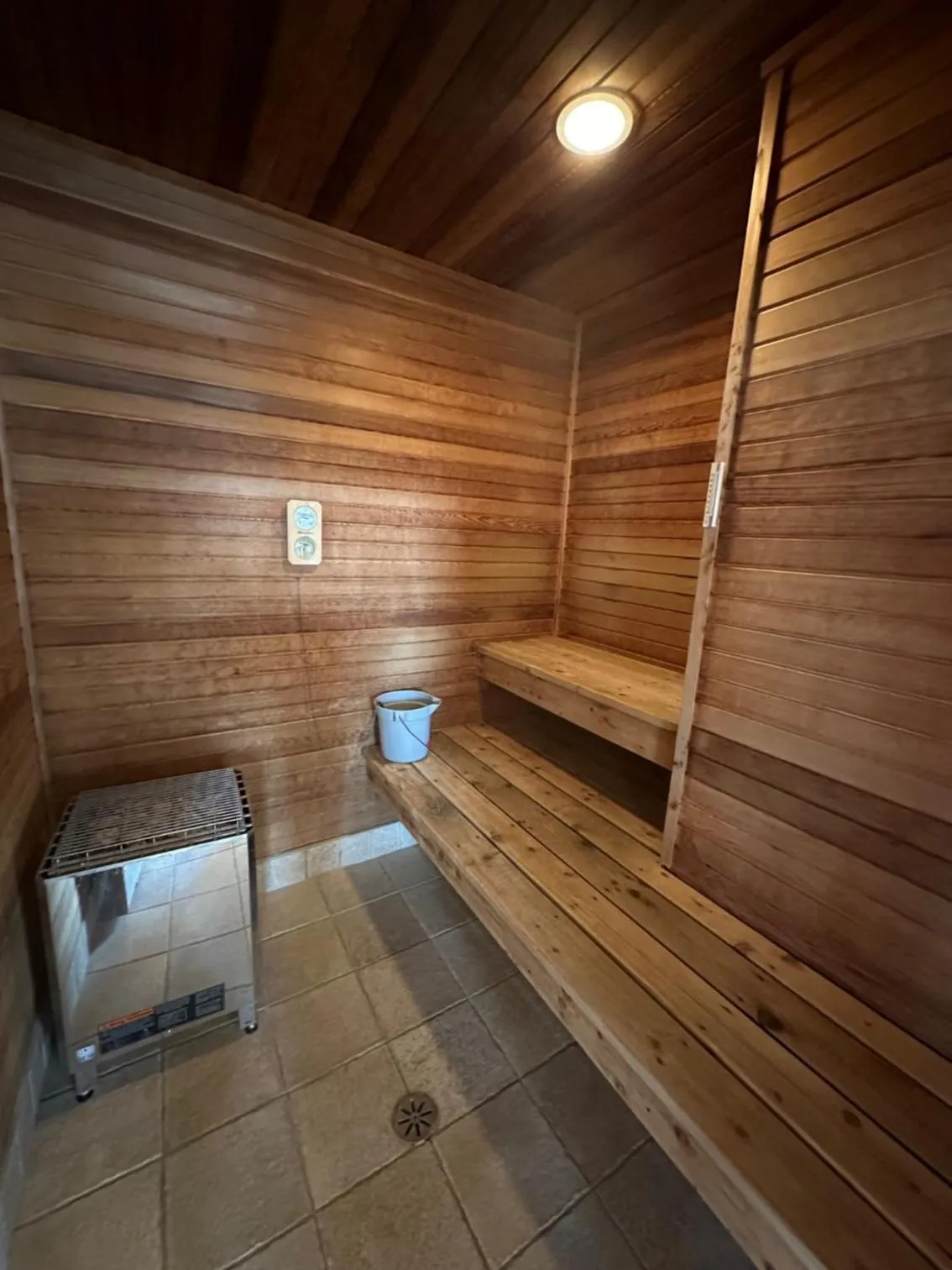 Sauna in Birchwood Lodge