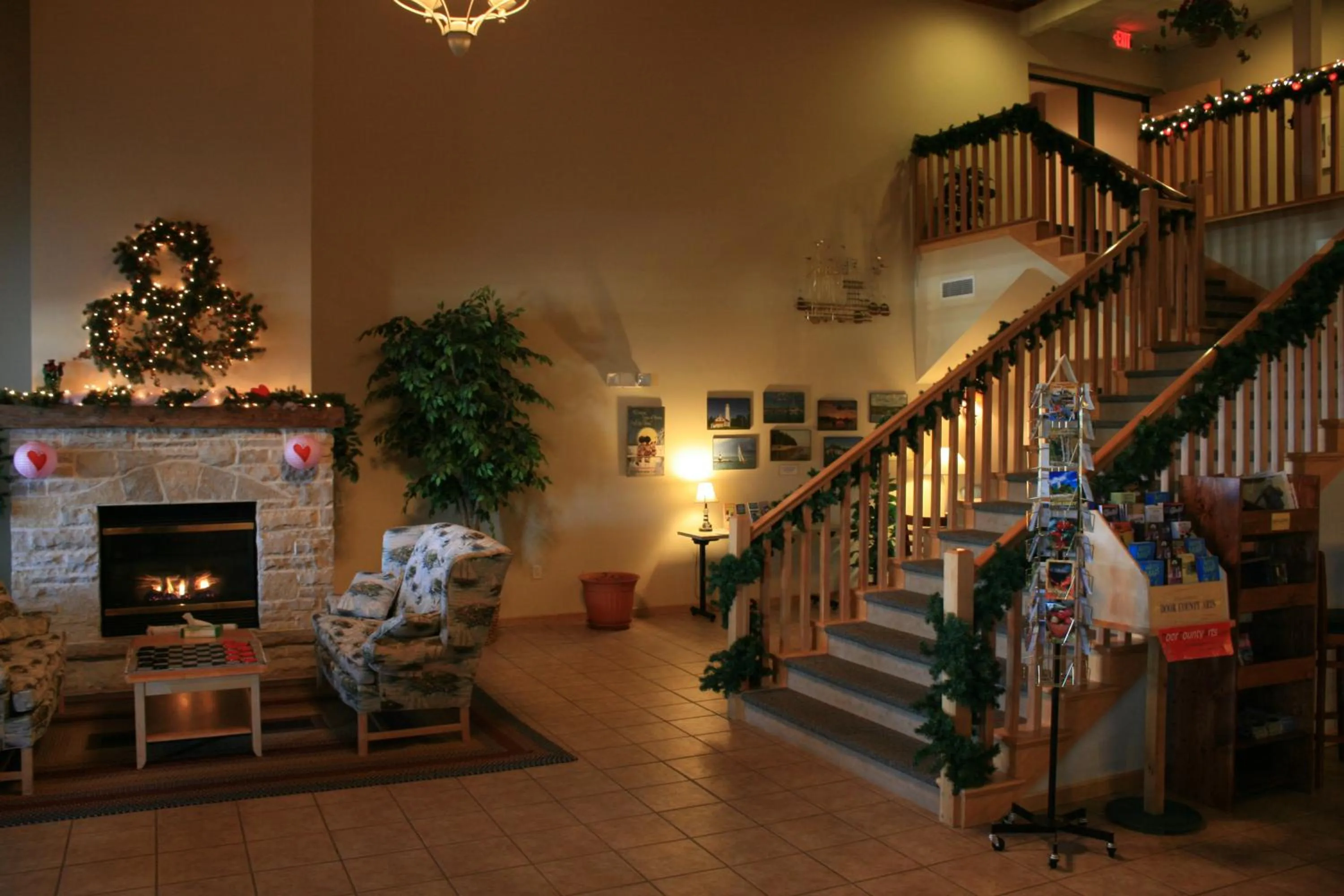 Lobby or reception in Birchwood Lodge