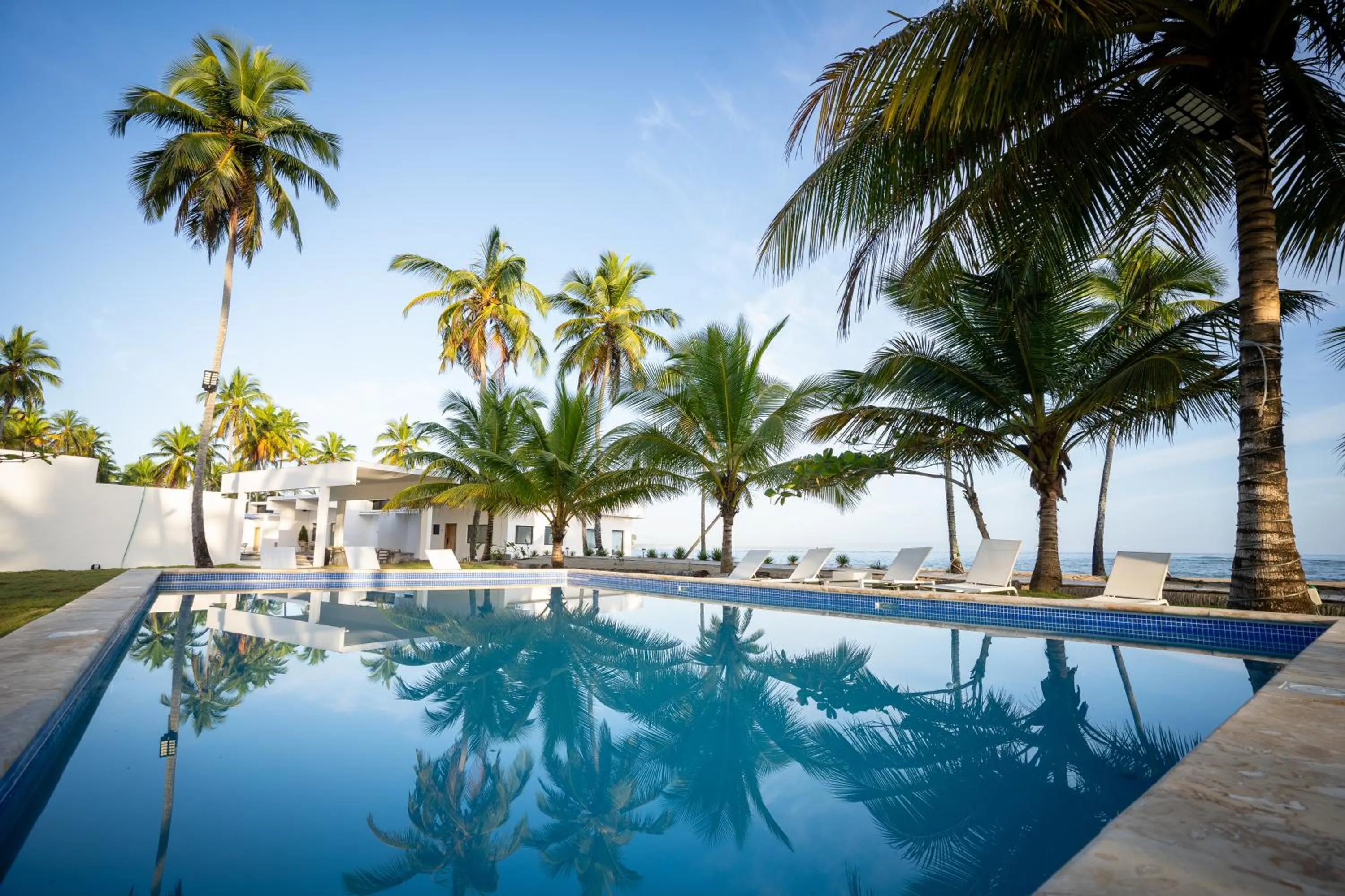 Swimming pool in The Palm Bay Club Lodge