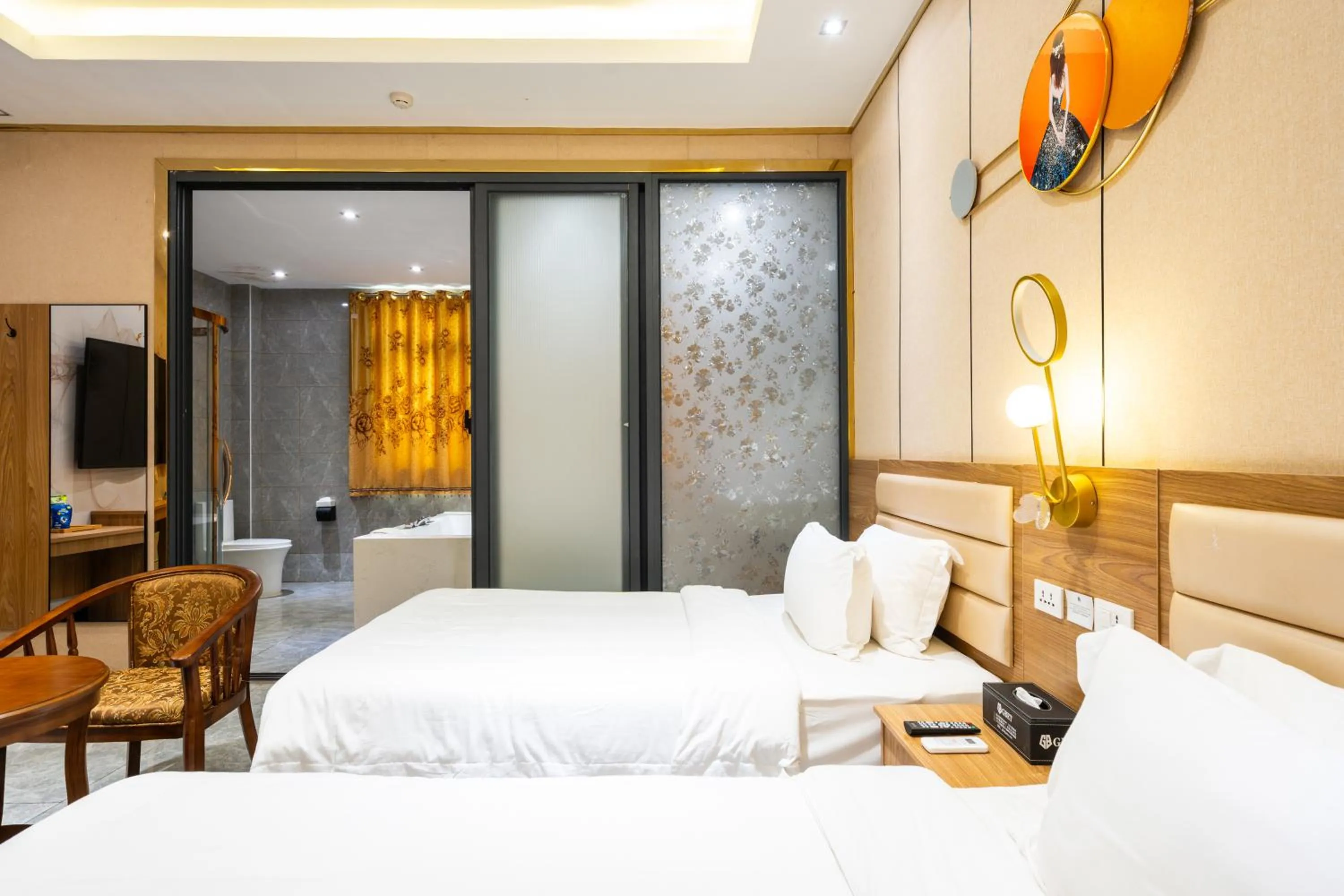 Bed in Home me Hotel Makati