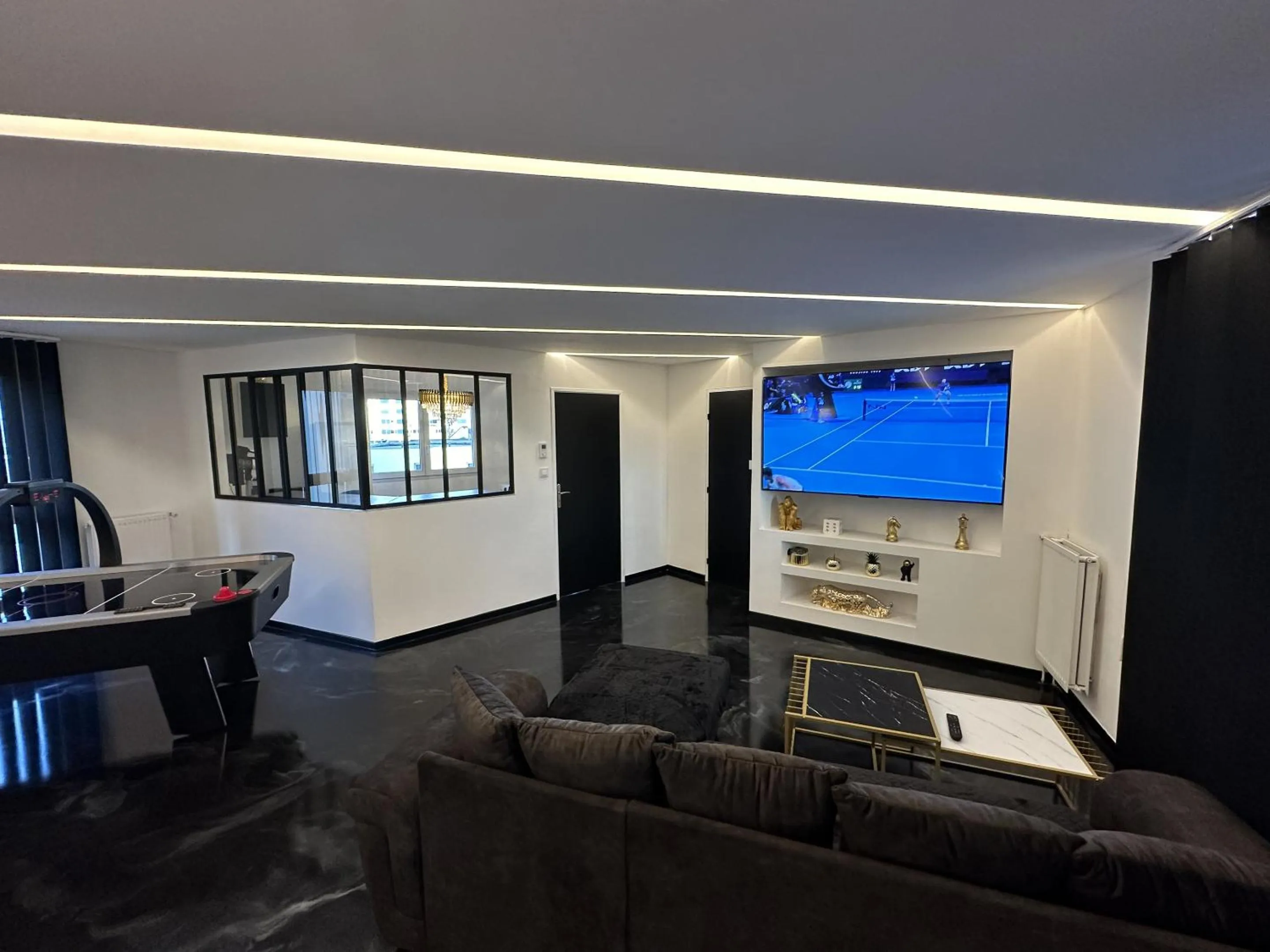 Living room in Appartement Luxe Vue sur Mer Calais Plage