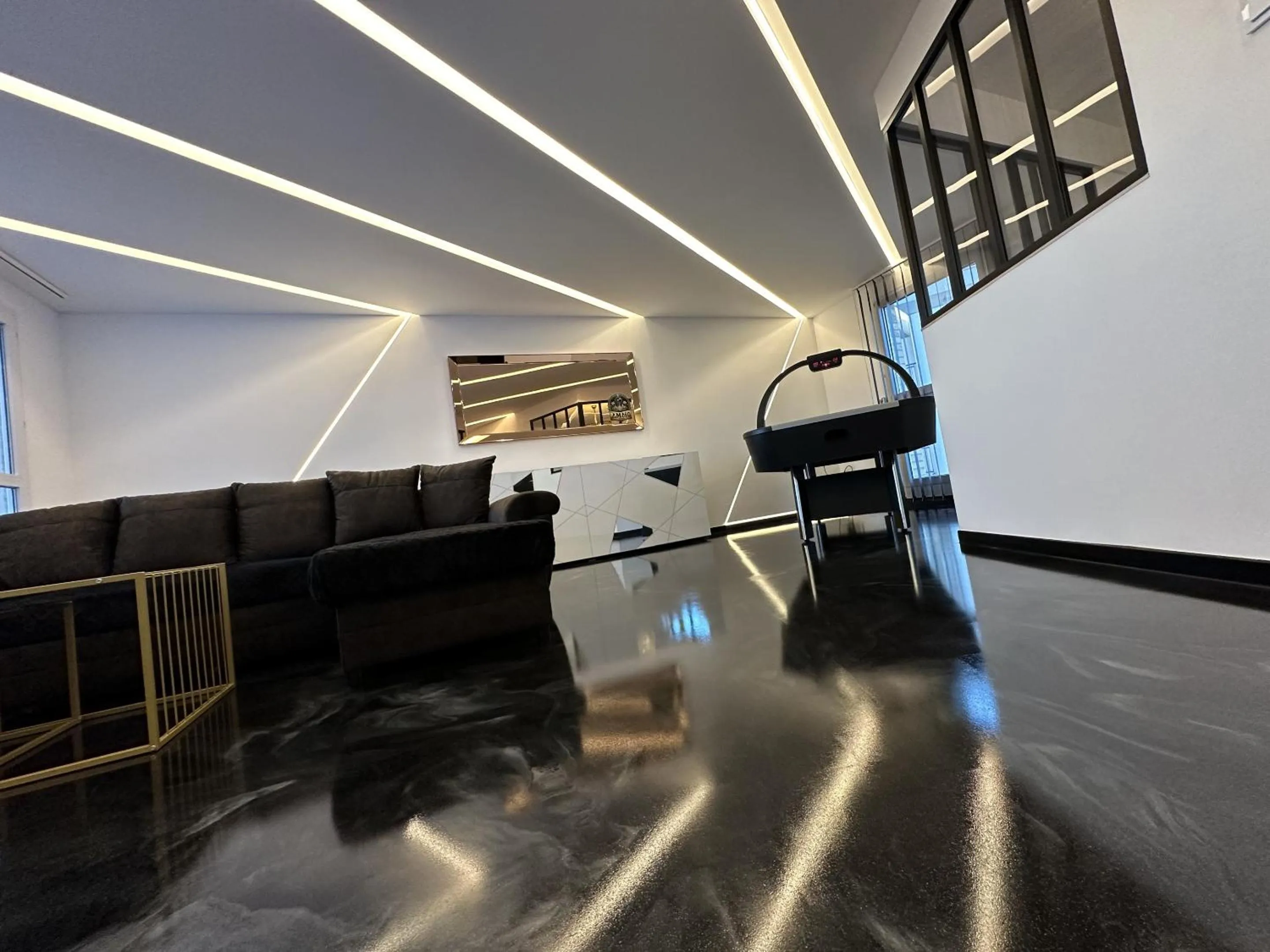 Living room in Appartement Luxe Vue sur Mer Calais Plage