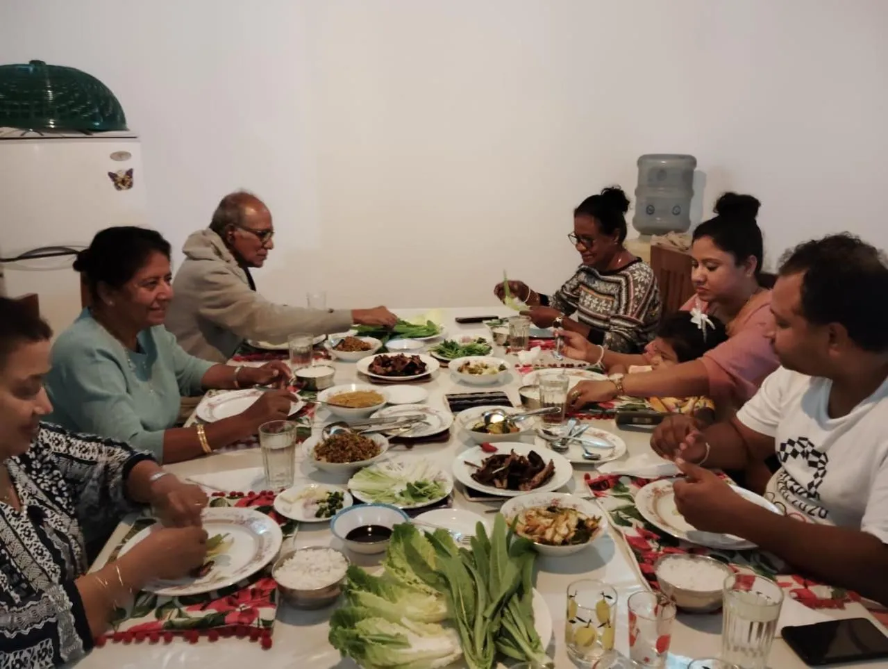 group of guests in Knuckles Range Bungalow