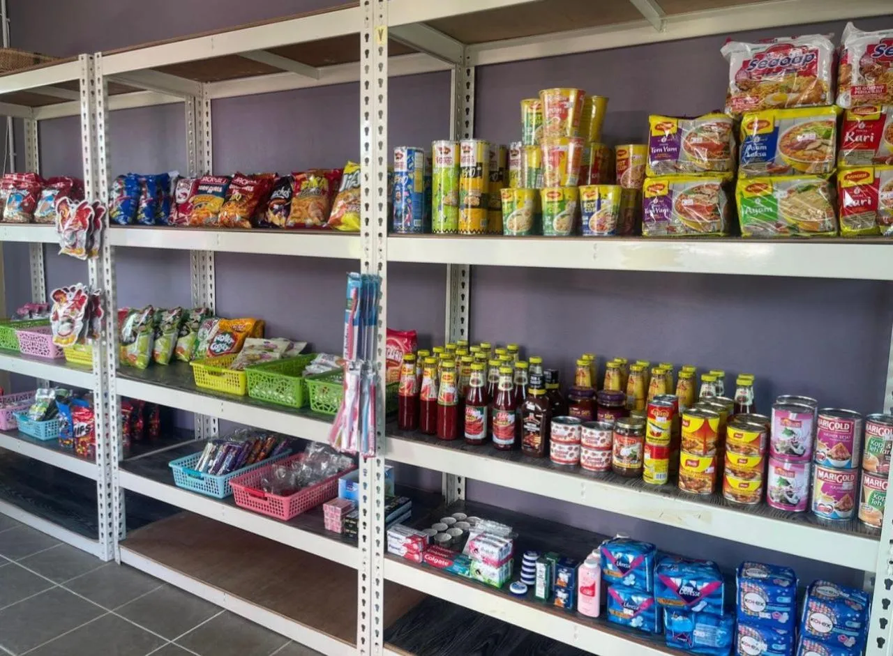 On-site shops in Putra Sentosa Retreat Camp, Sematan