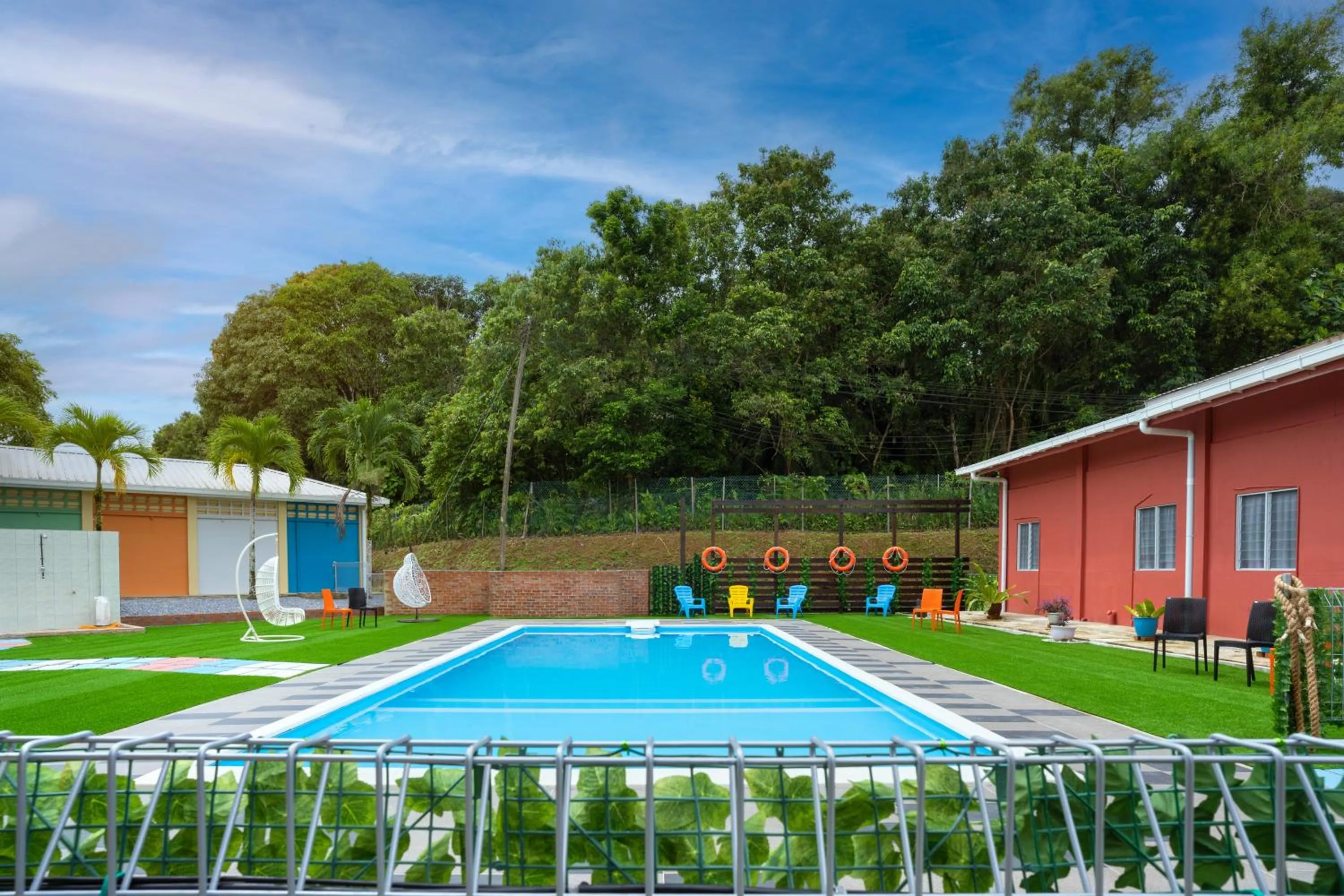 Swimming pool in Putra Sentosa Retreat Camp, Sematan