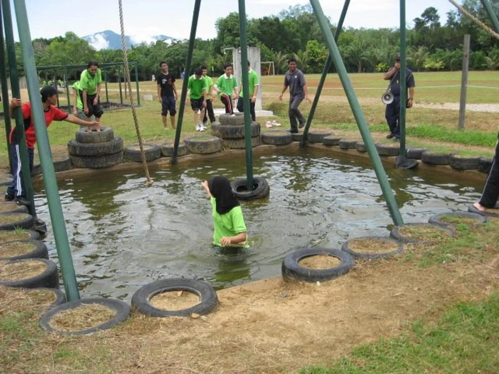 group of guests in Putra Sentosa Retreat Camp, Sematan