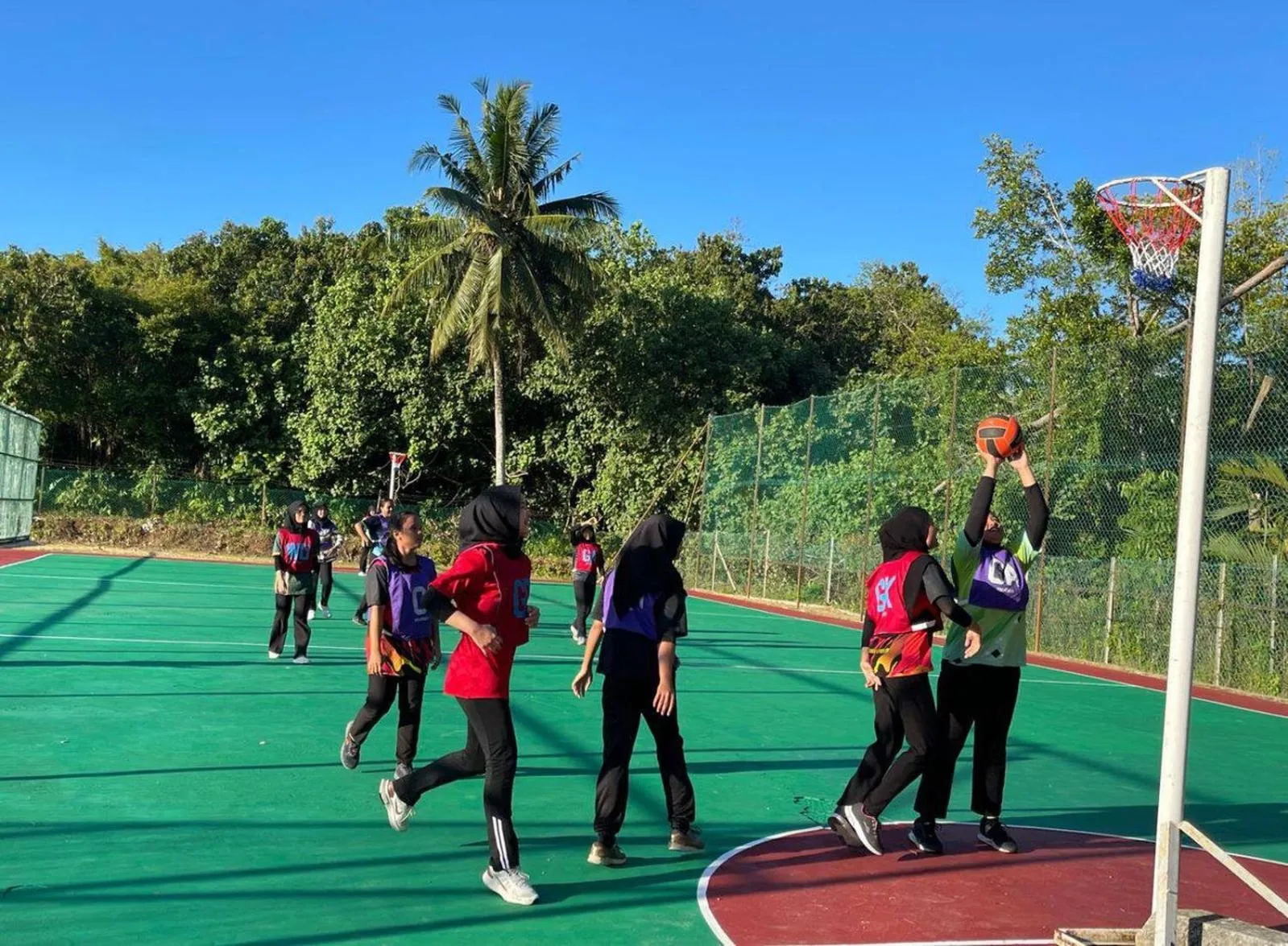 group of guests in Putra Sentosa Retreat Camp, Sematan