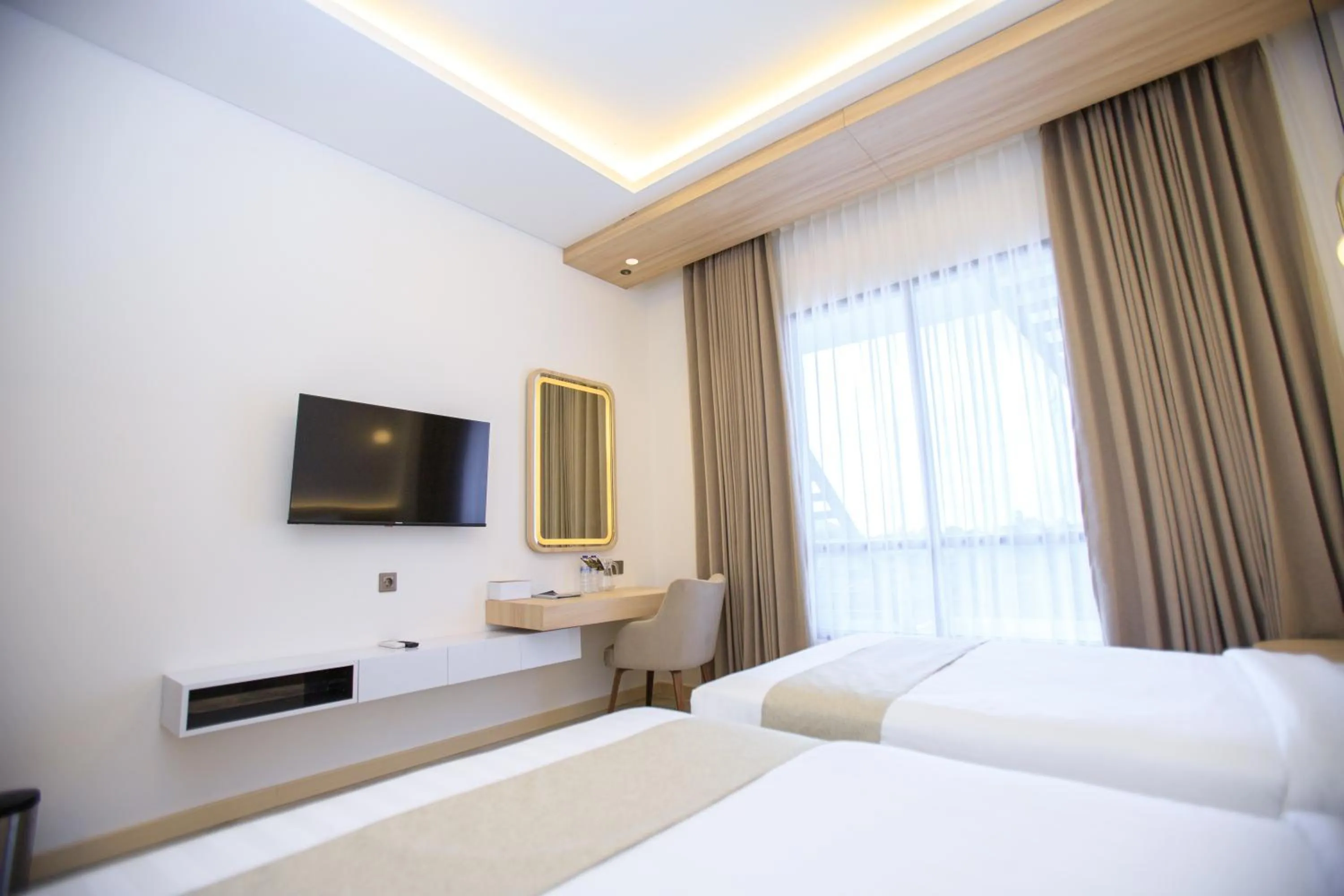 Bedroom, Bed in Two K Azana Style Hotel Bengkulu