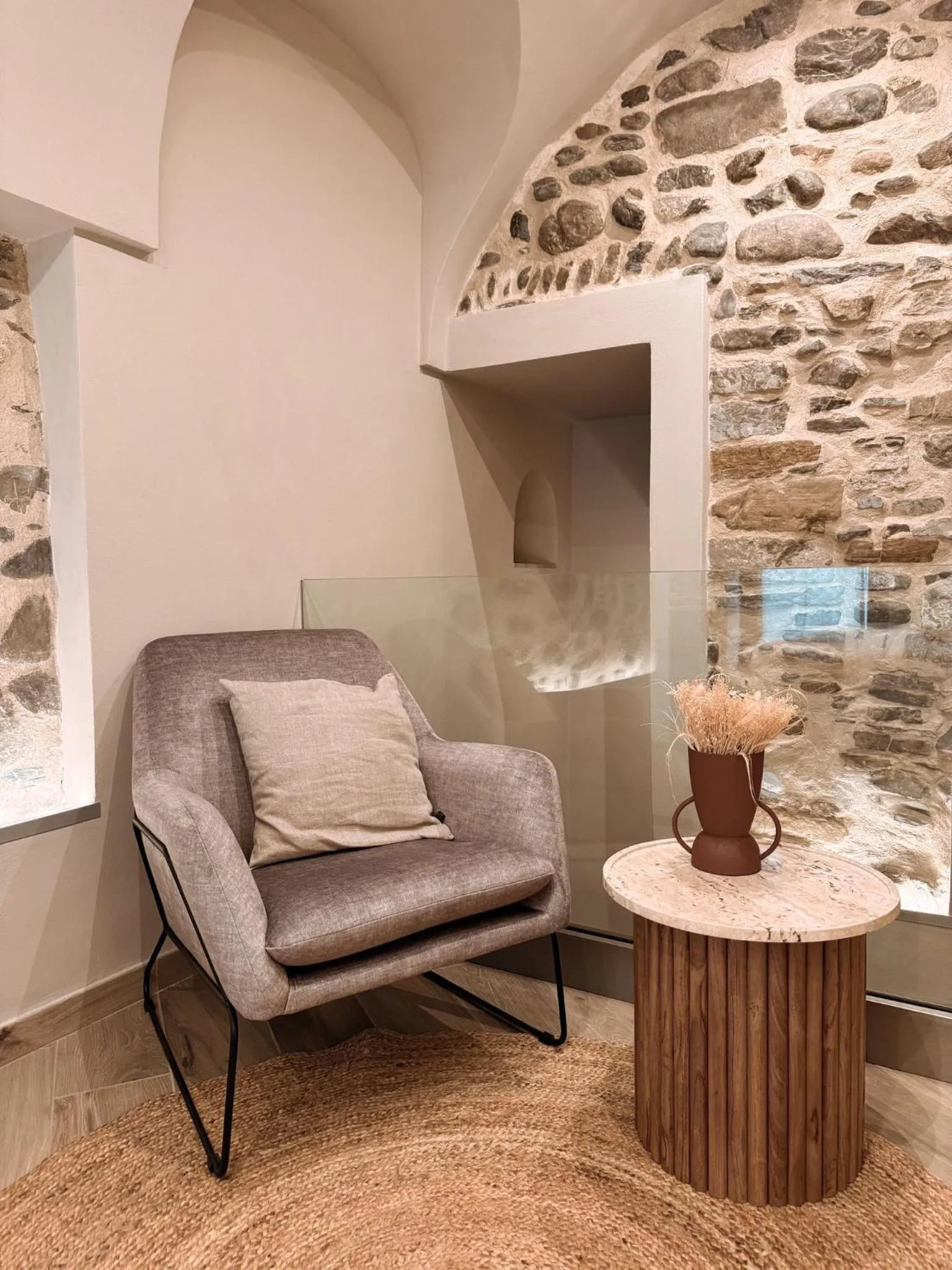 Seating area in Talking Stones