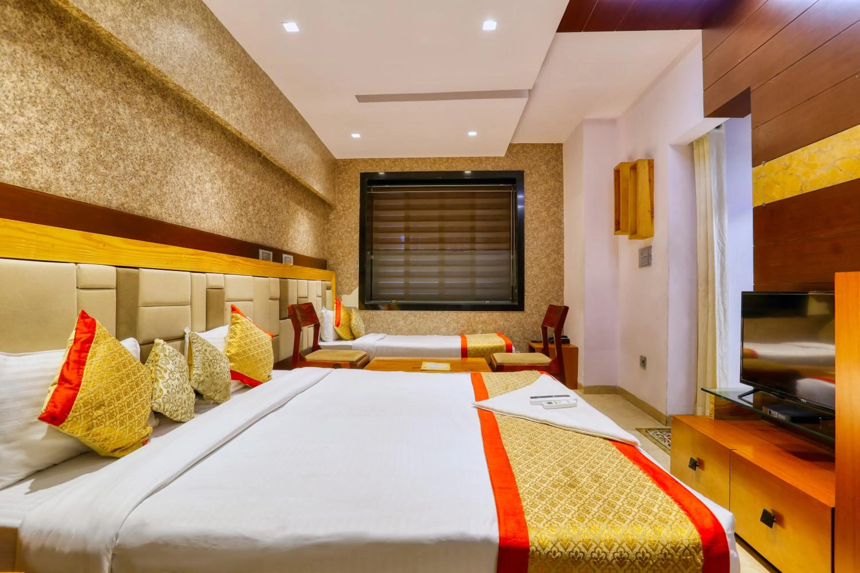 Bedroom, Bed in The Ashoka Hotel