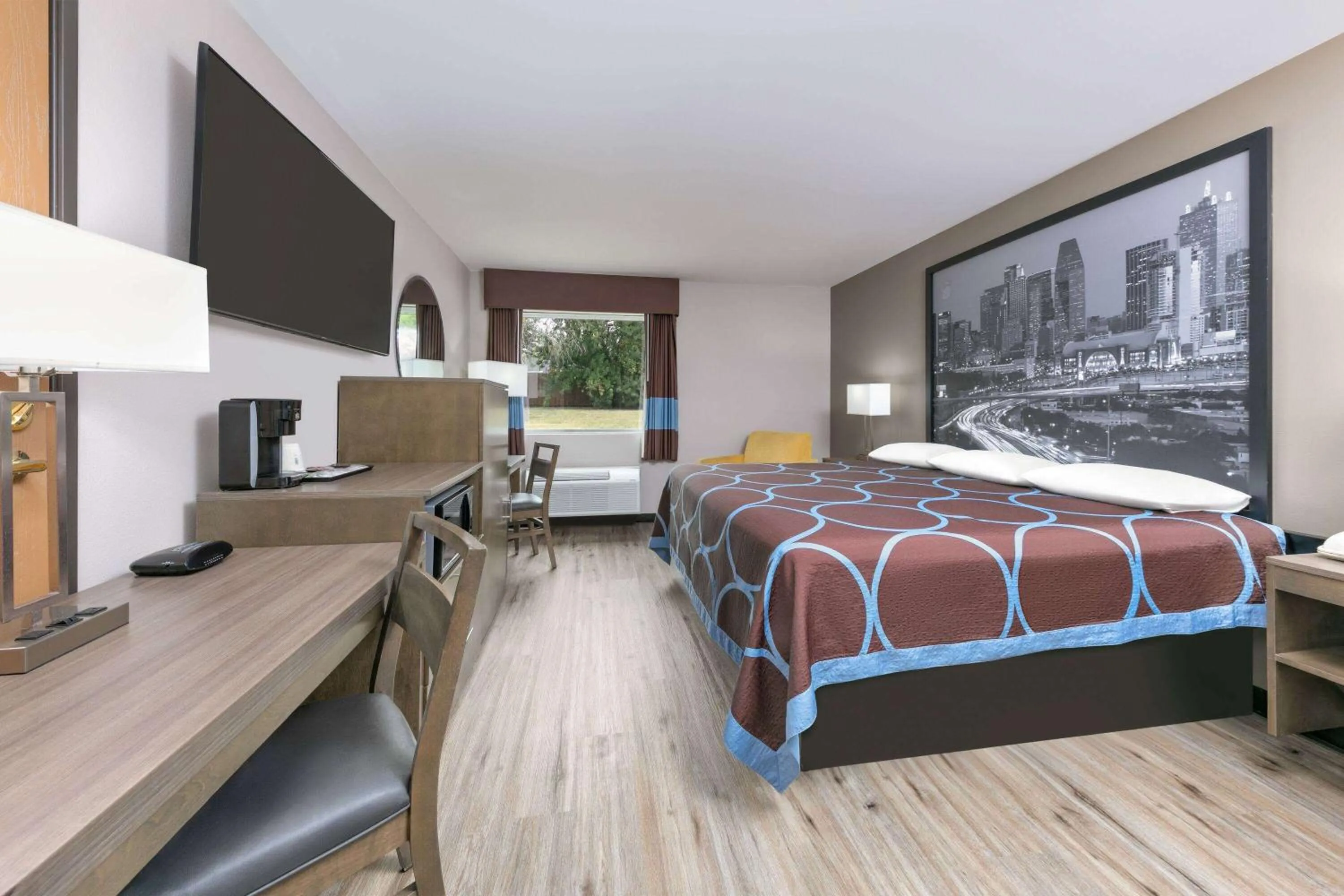 Photo of the whole room, Bed in Super 8 by Wyndham Waxahachie TX