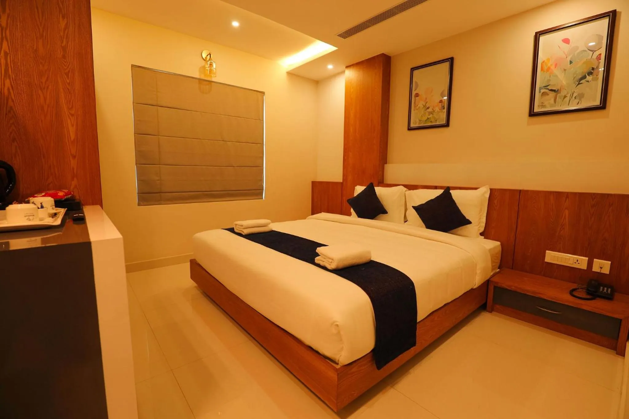 Bedroom, Bed in Hotel Bluebell