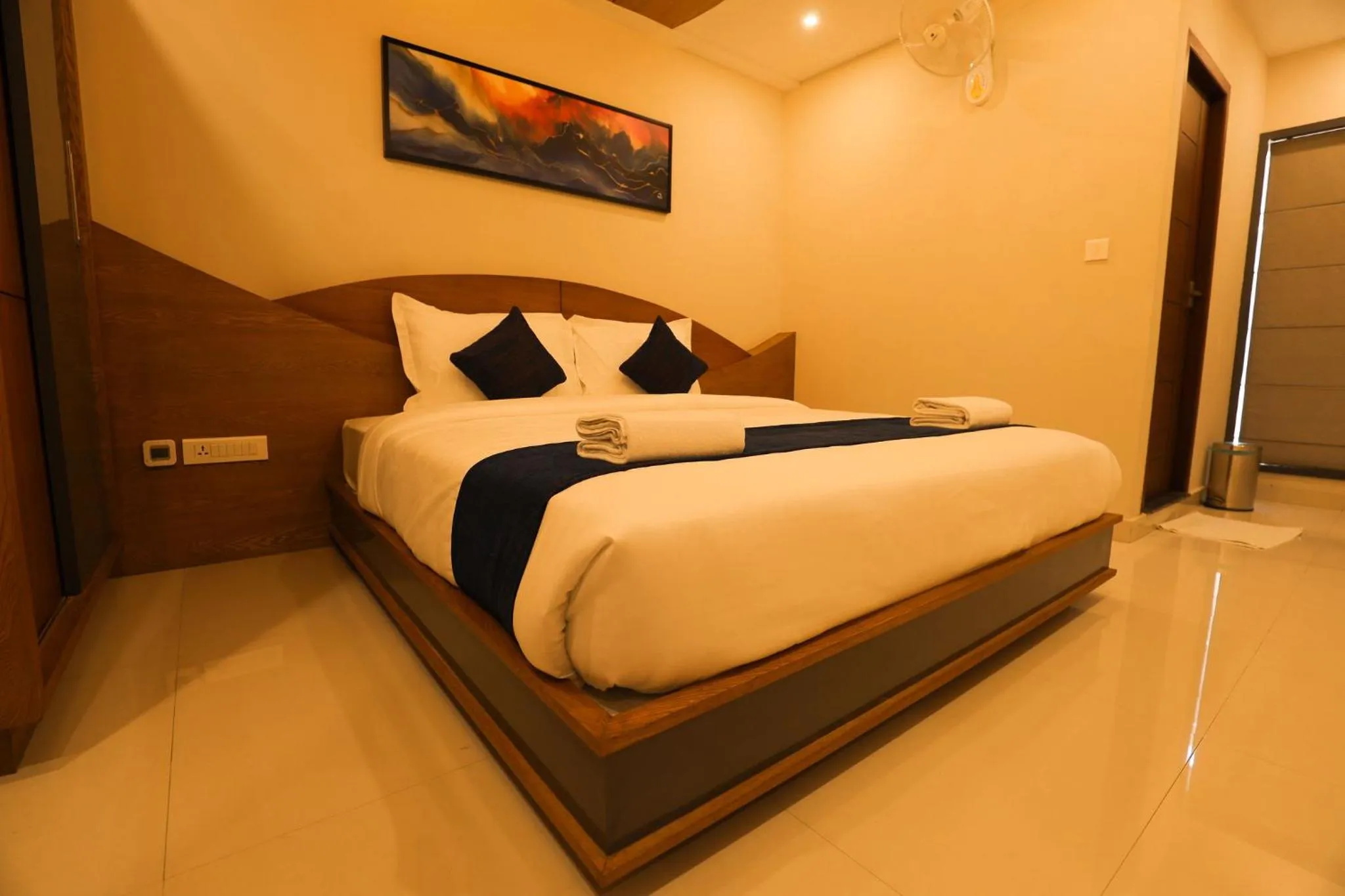 Bedroom, Bed in Hotel Bluebell