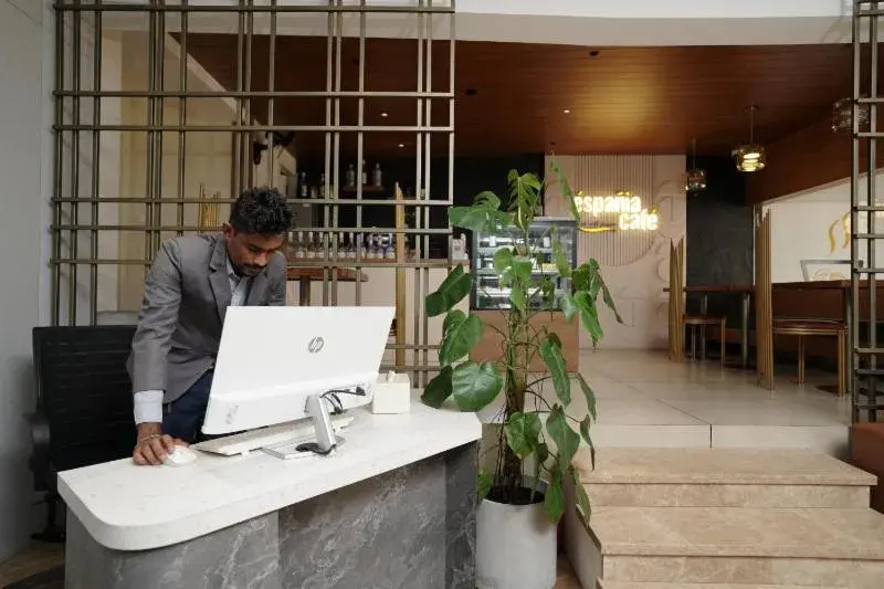 Lobby or reception in Hotel Bluebell Lobby or reception in Hotel Bluebell