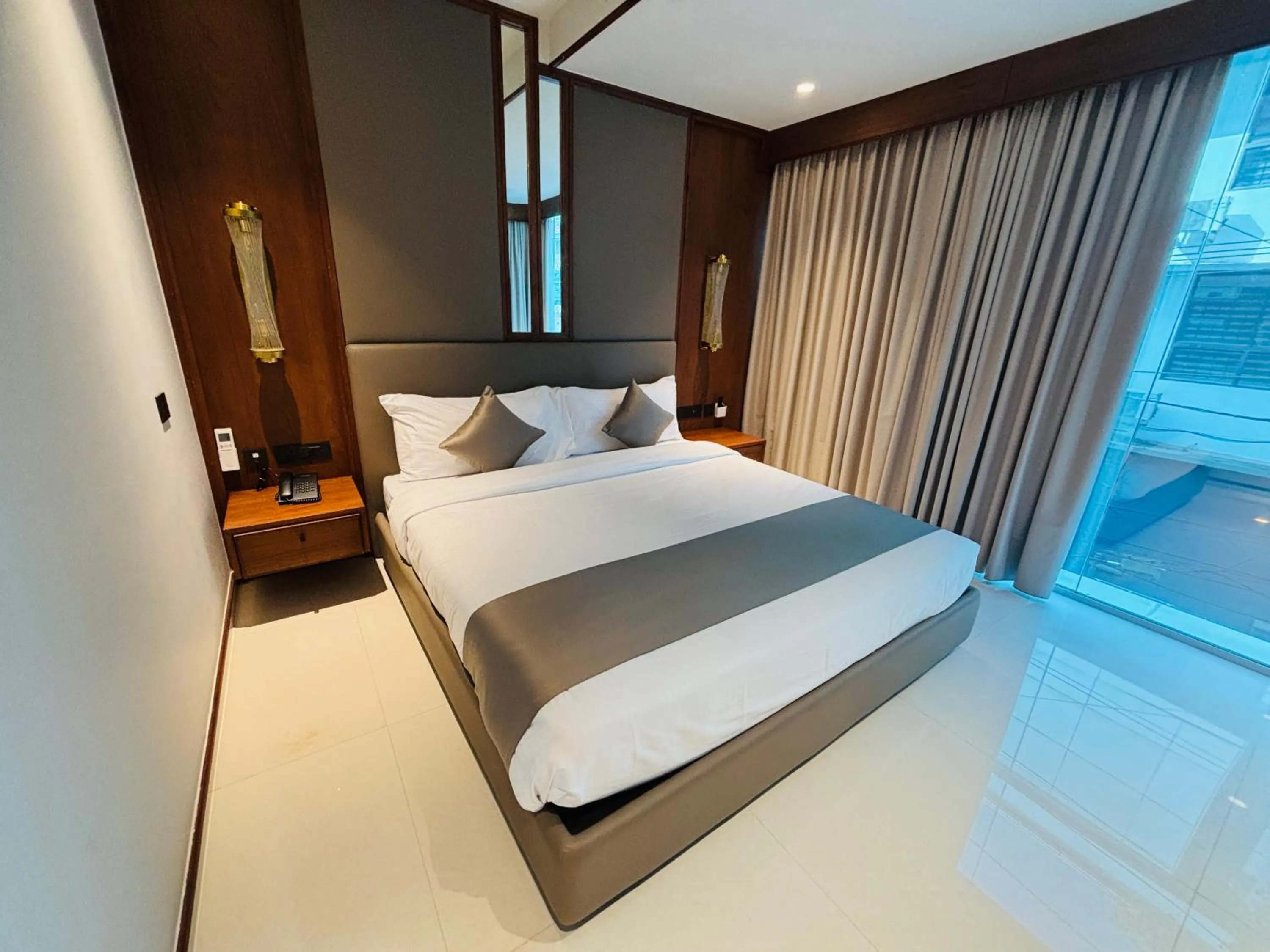 Bed in Hotel Bluebell