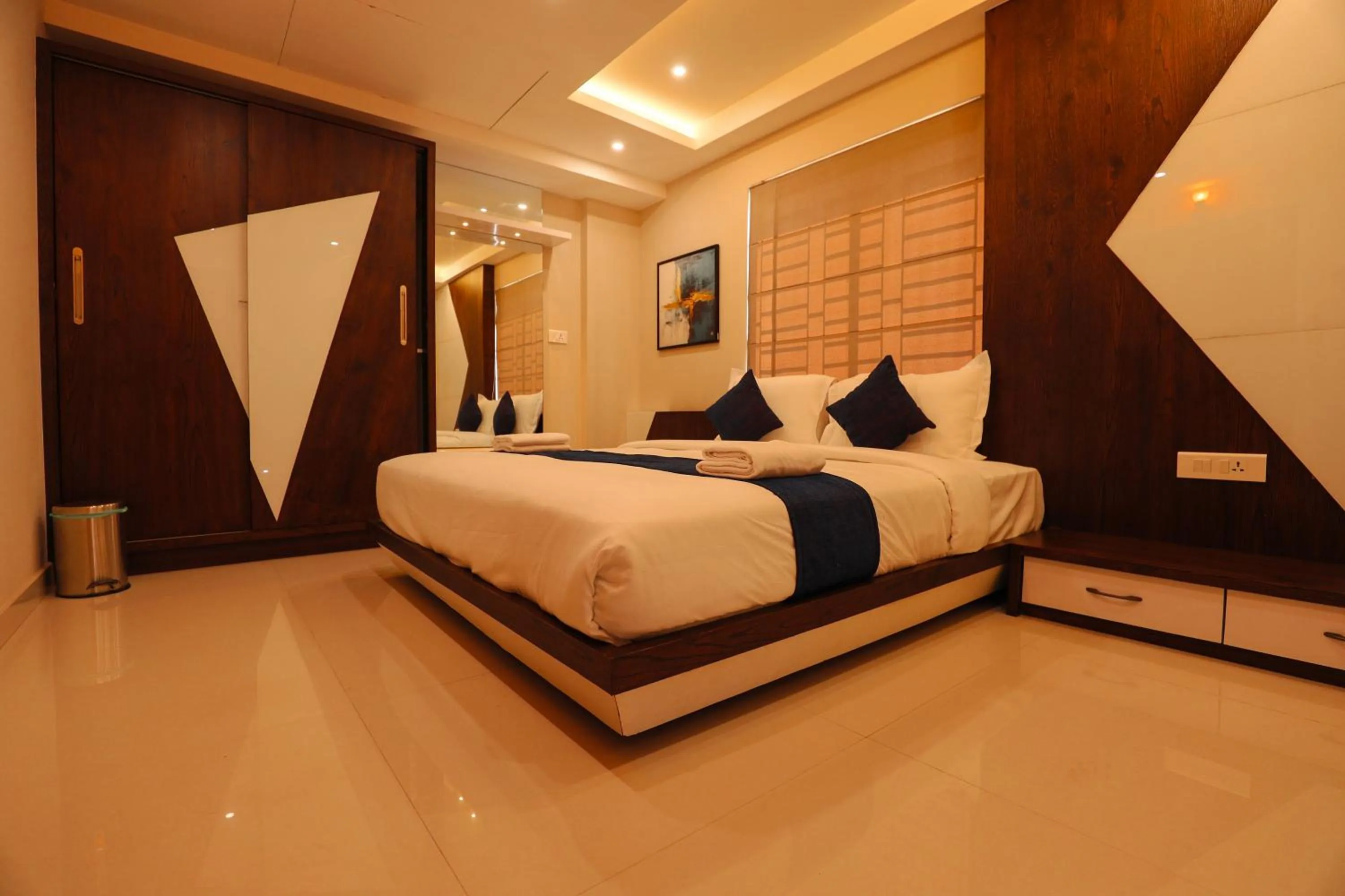 Bedroom, Bed in Hotel Bluebell