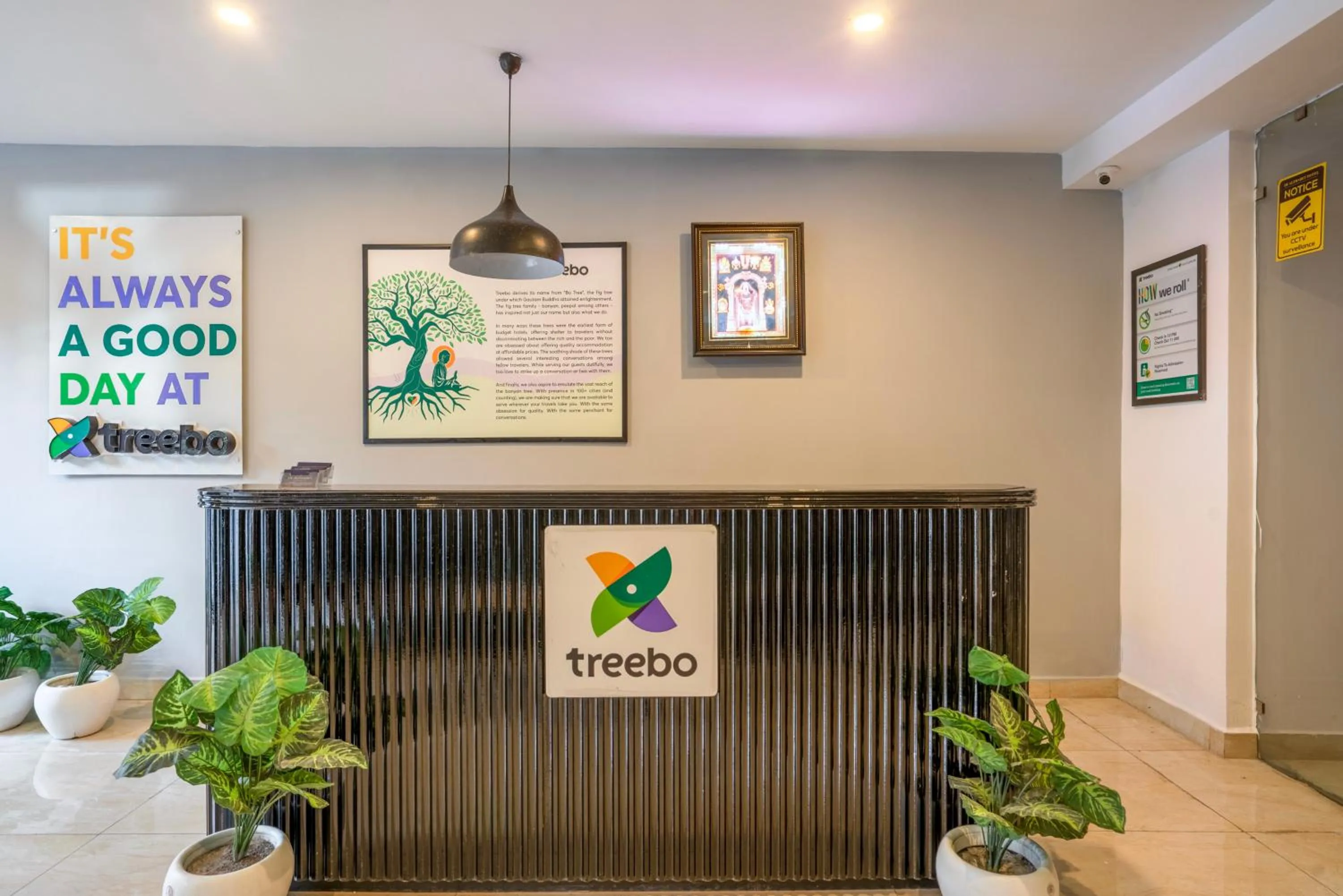 Lobby or reception in Treebo De Alphabet Nagole
