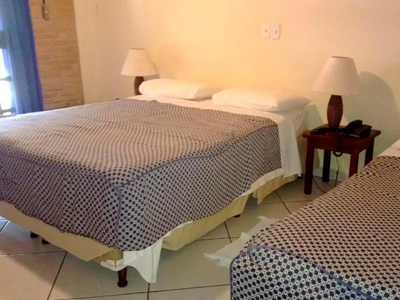 Bed in Hotel Cumuruxatiba