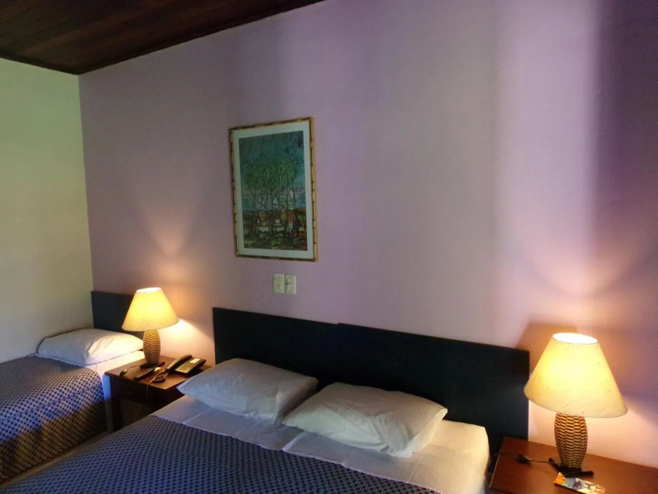 Bed in Hotel Cumuruxatiba